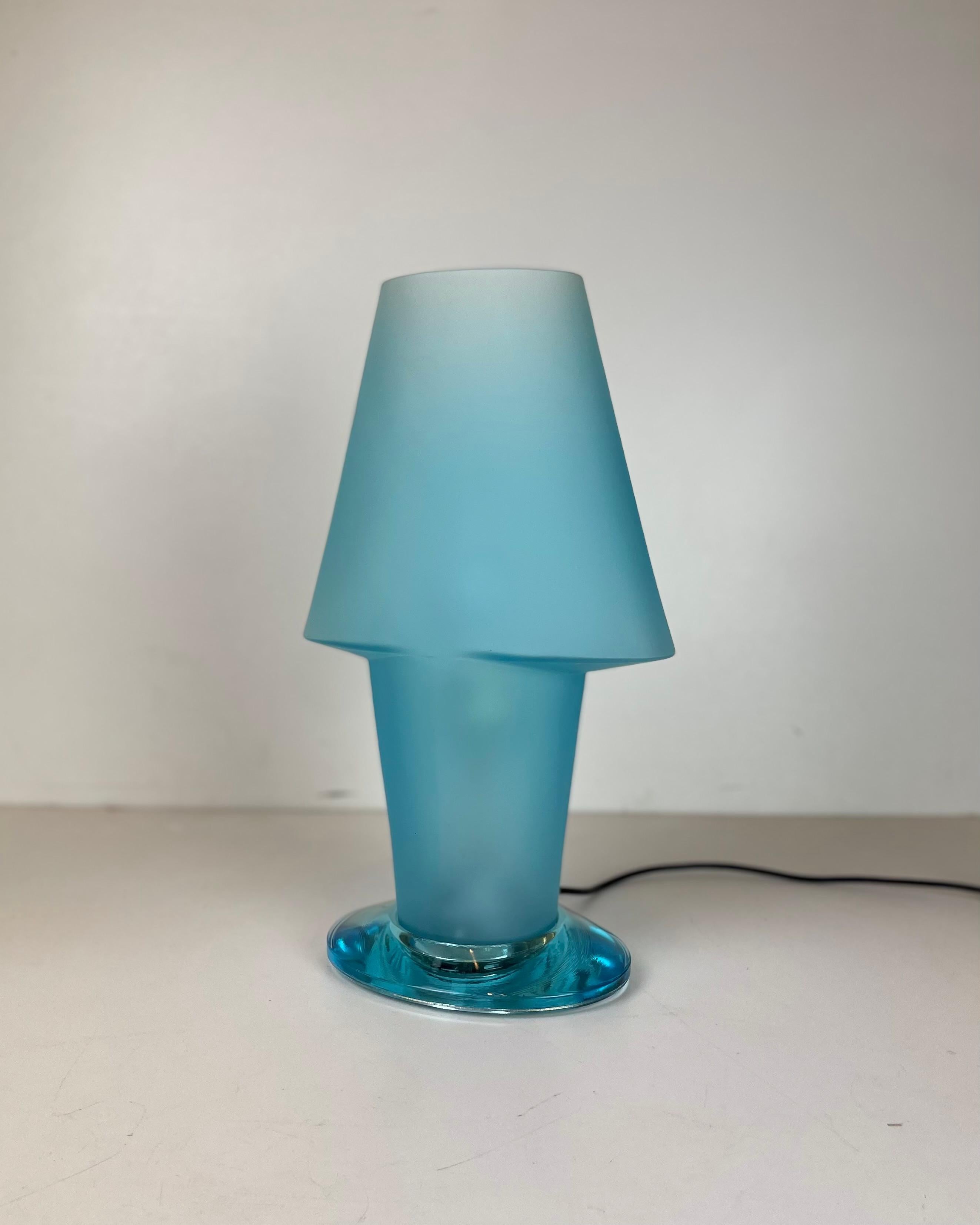 Lampe de table Murano attribuée à Mazzega, dans le style de D. A Style, années 1990 en vente 11
