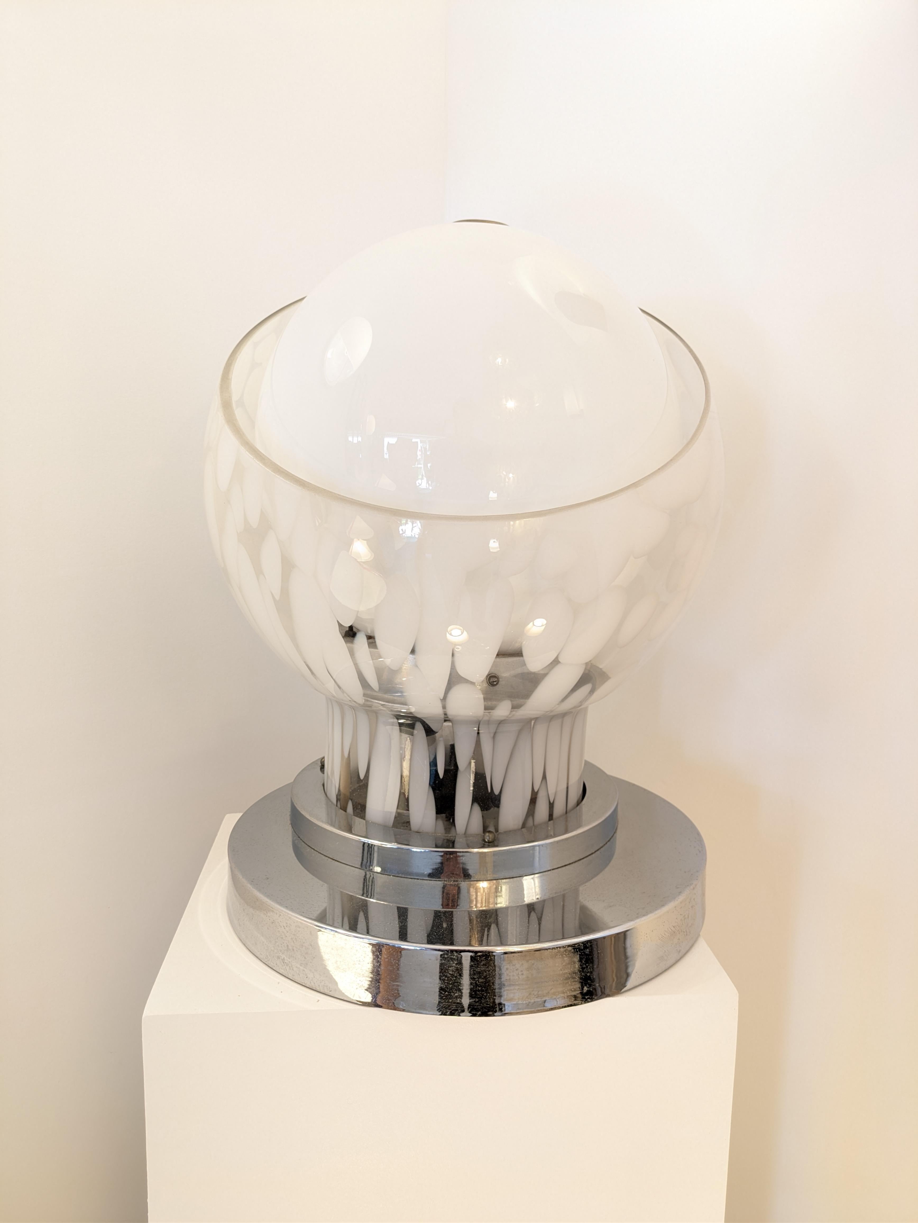 Murano table Lamp by Angelo Brotto for Esperia, circa 1970 For Sale 8