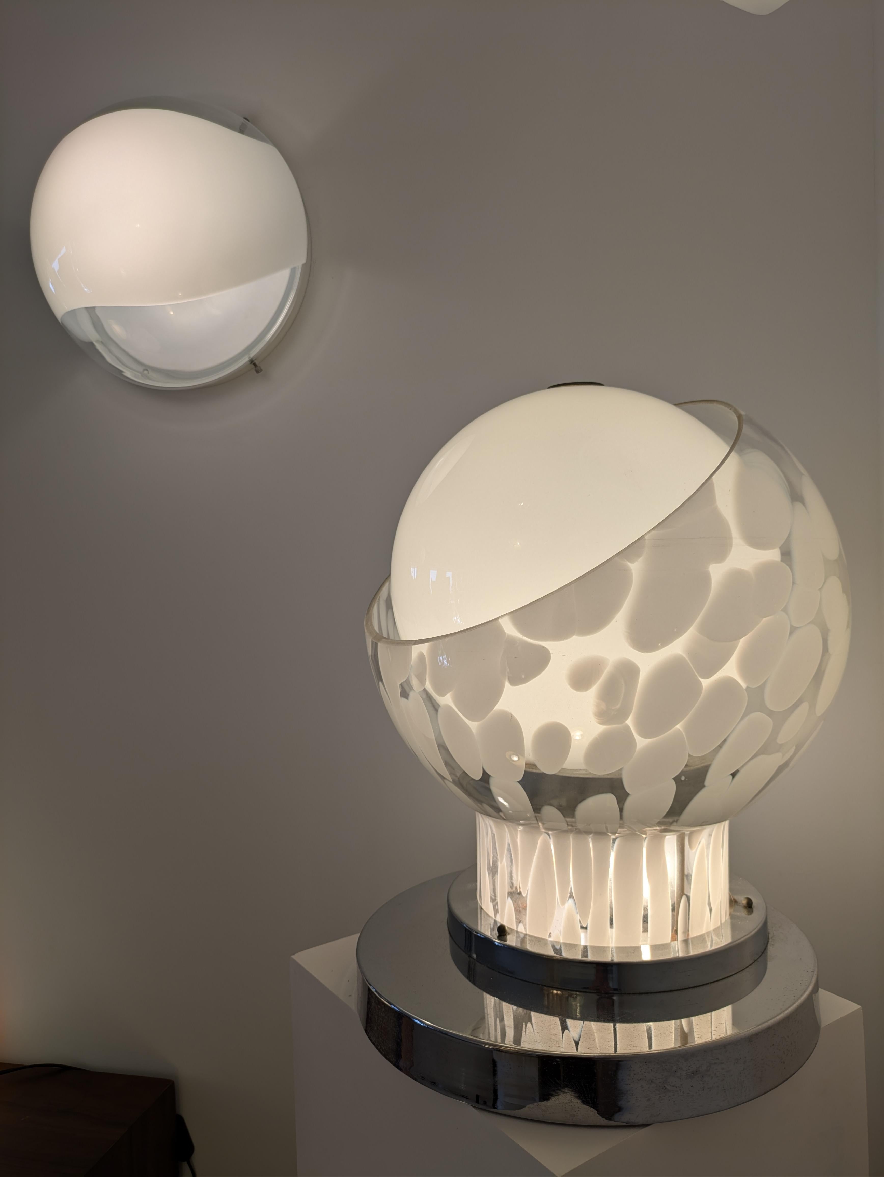 Italian Murano table Lamp by Angelo Brotto for Esperia, circa 1970 For Sale