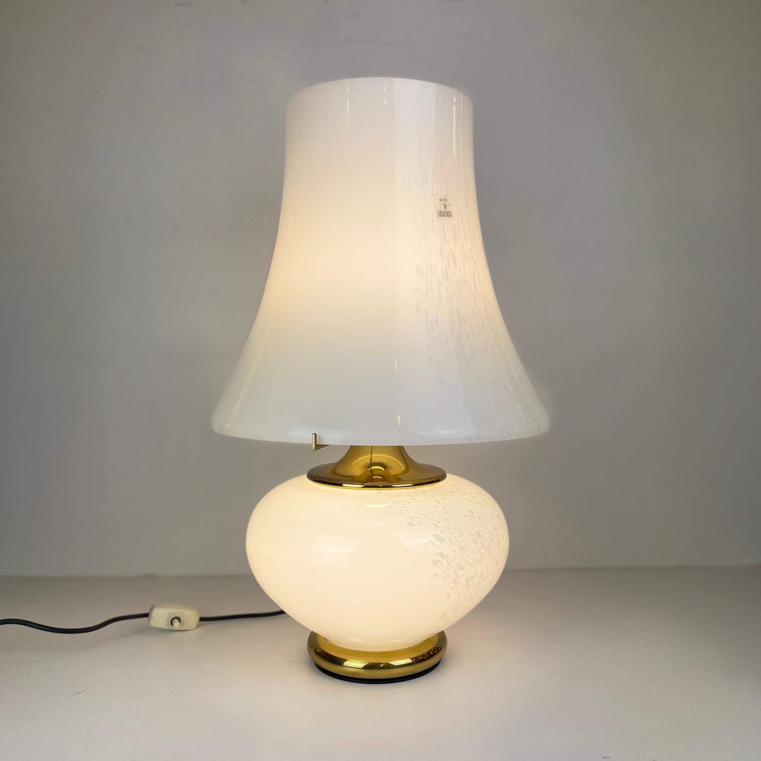 Murano Table Lamp by F. Fabbian, 1970s For Sale 4