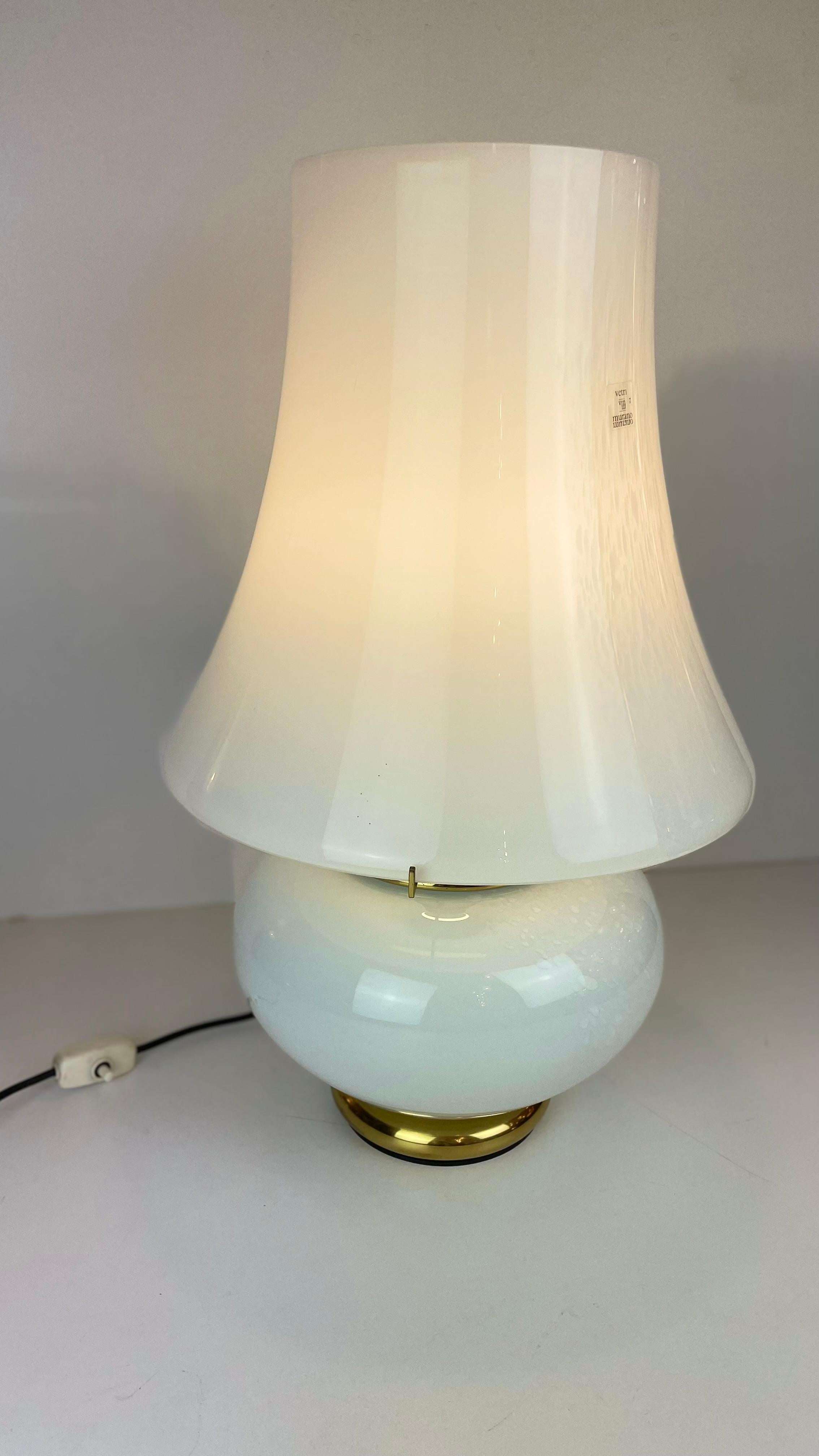 Murano Table Lamp by F. Fabbian, 1970s For Sale 6