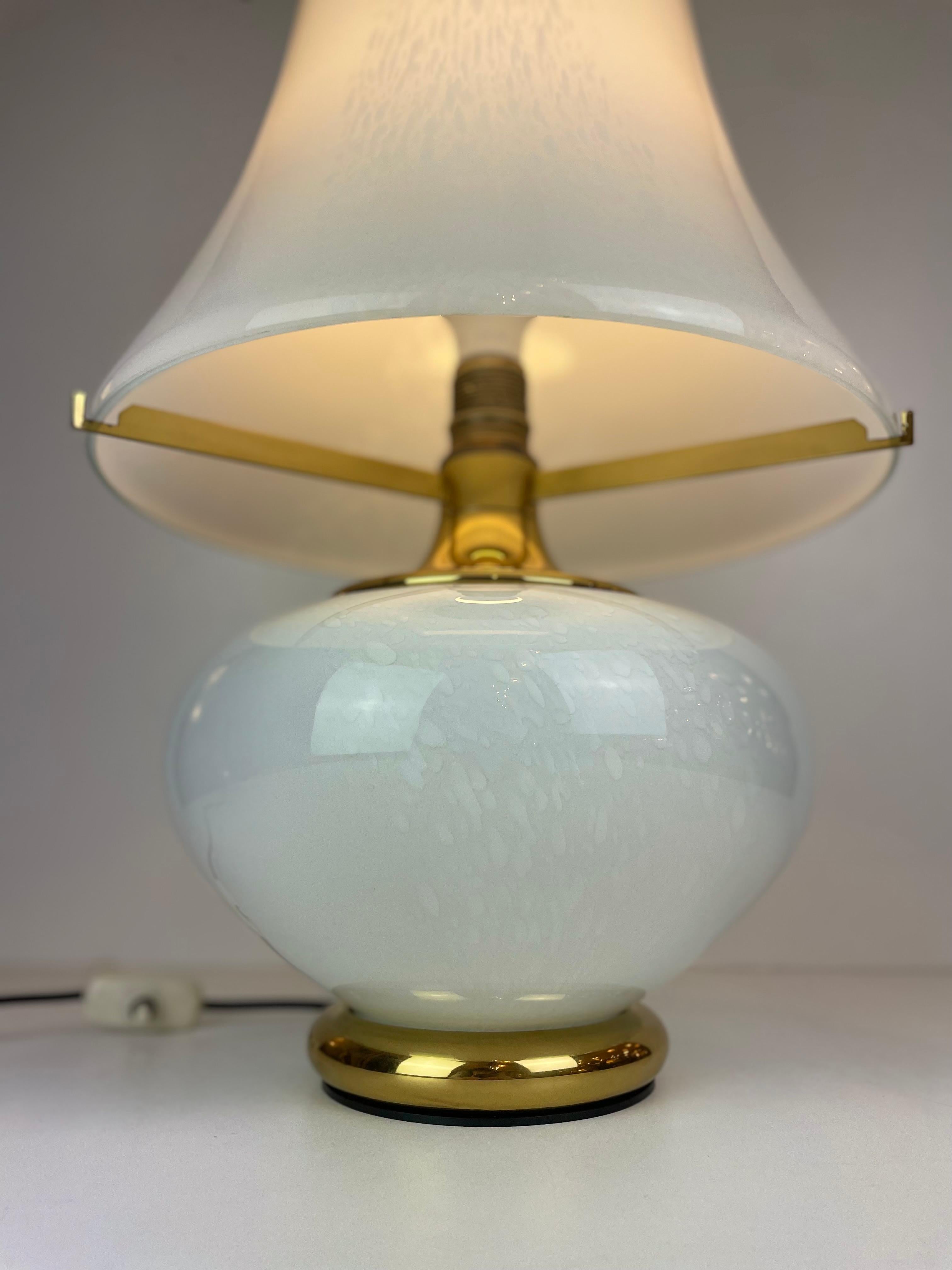 Murano Table Lamp by F. Fabbian, 1970s For Sale 7