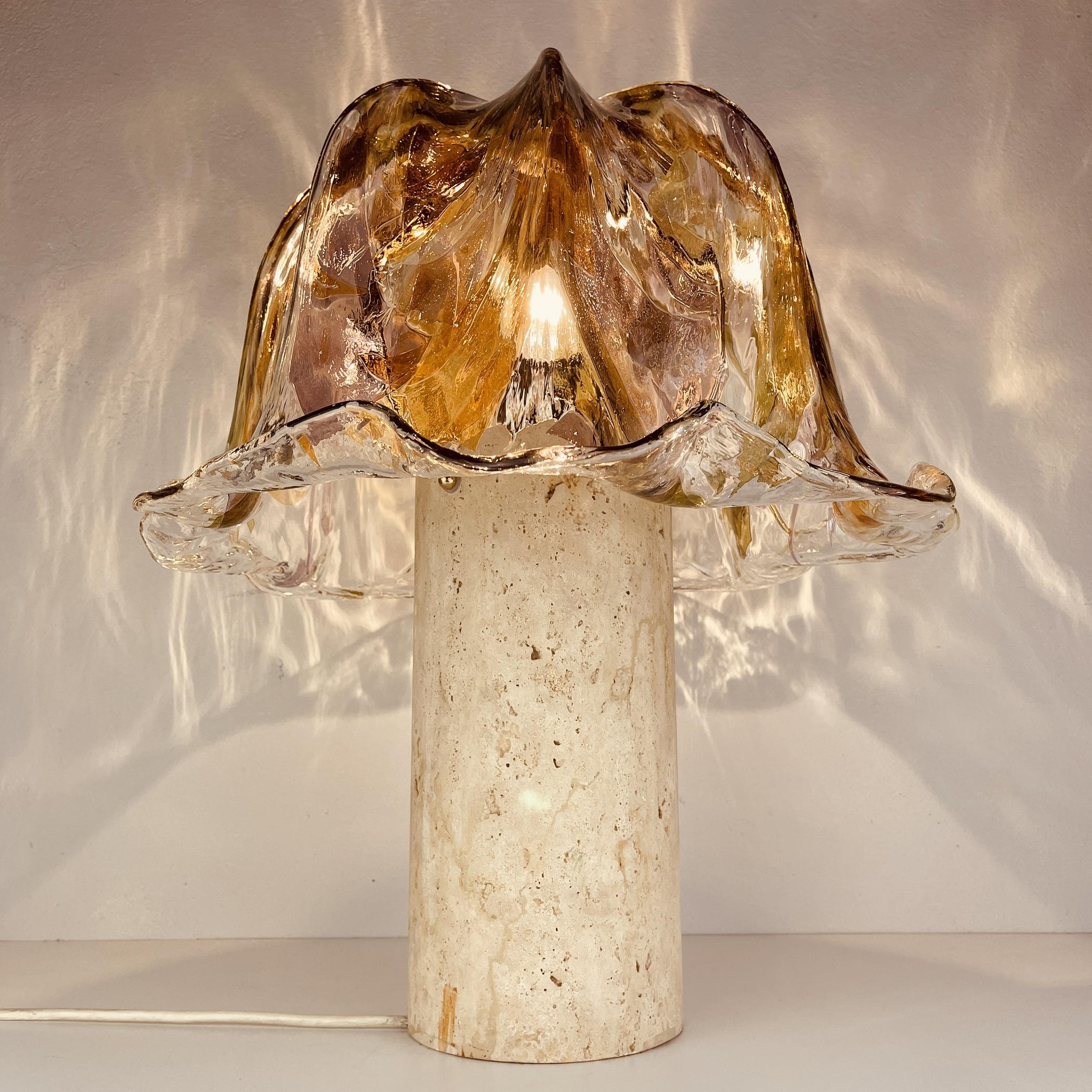 Late 20th Century Murano Table Lamp by La Murrina Italy 1980s