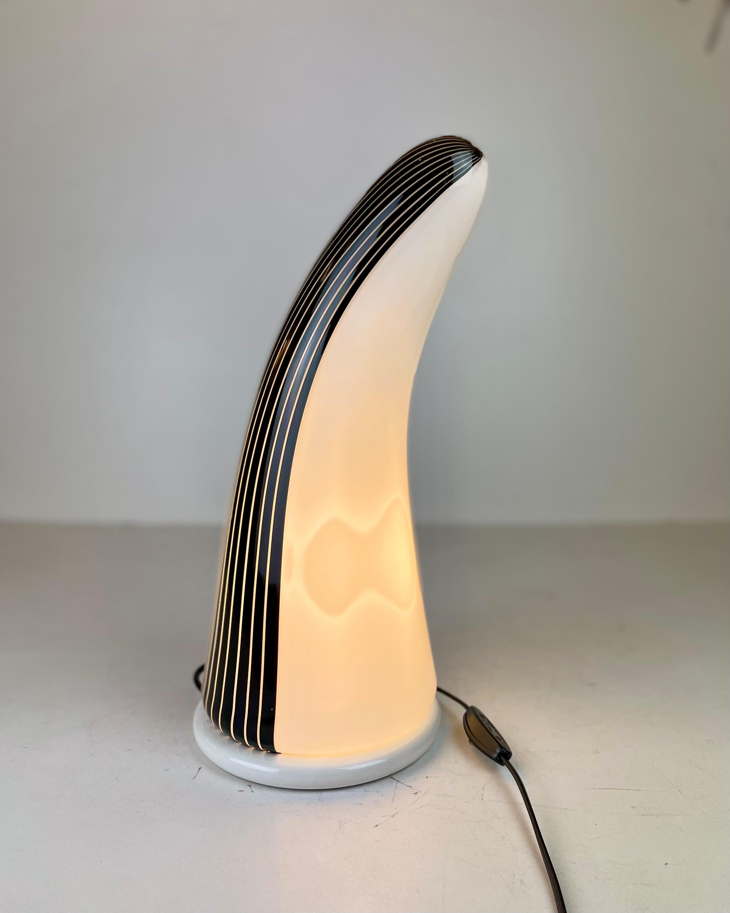 Lámpara de mesa Murano by Res, Años 80 en venta 3