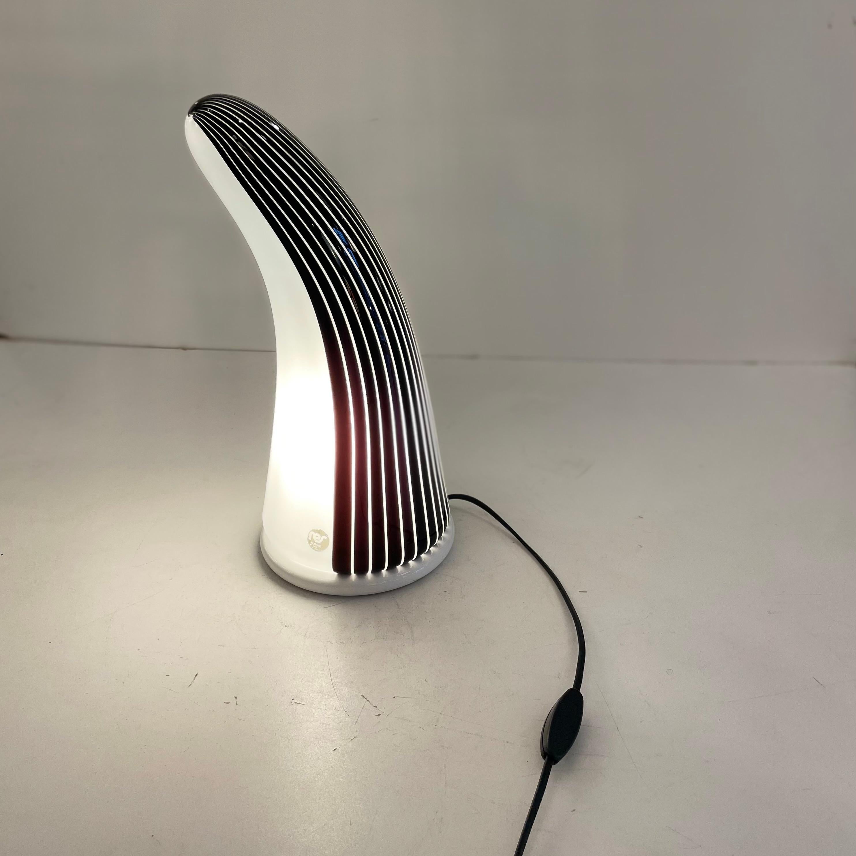 Lámpara de mesa Murano by Res, Años 80 en venta 4