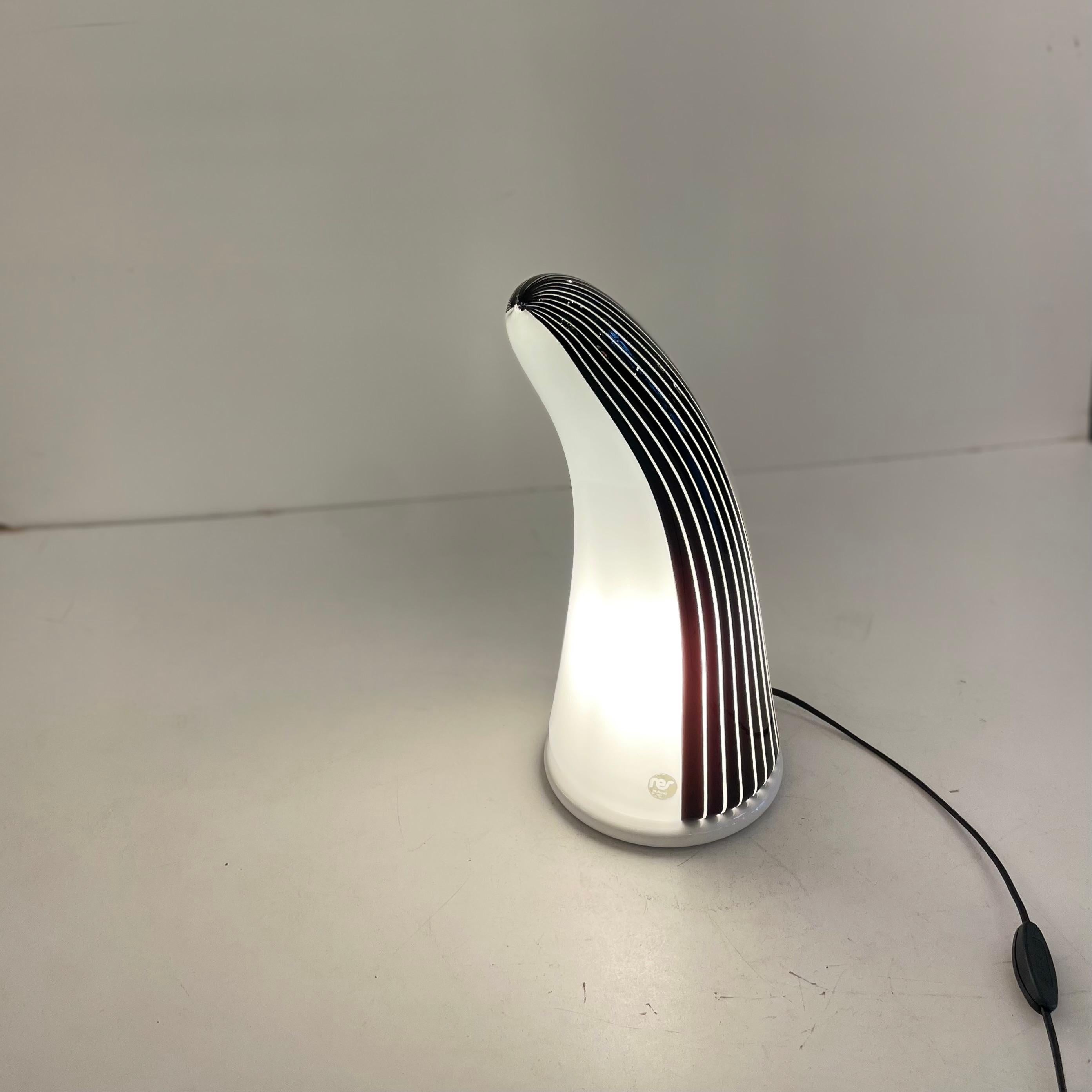 Lámpara de mesa Murano by Res, Años 80 en venta 5