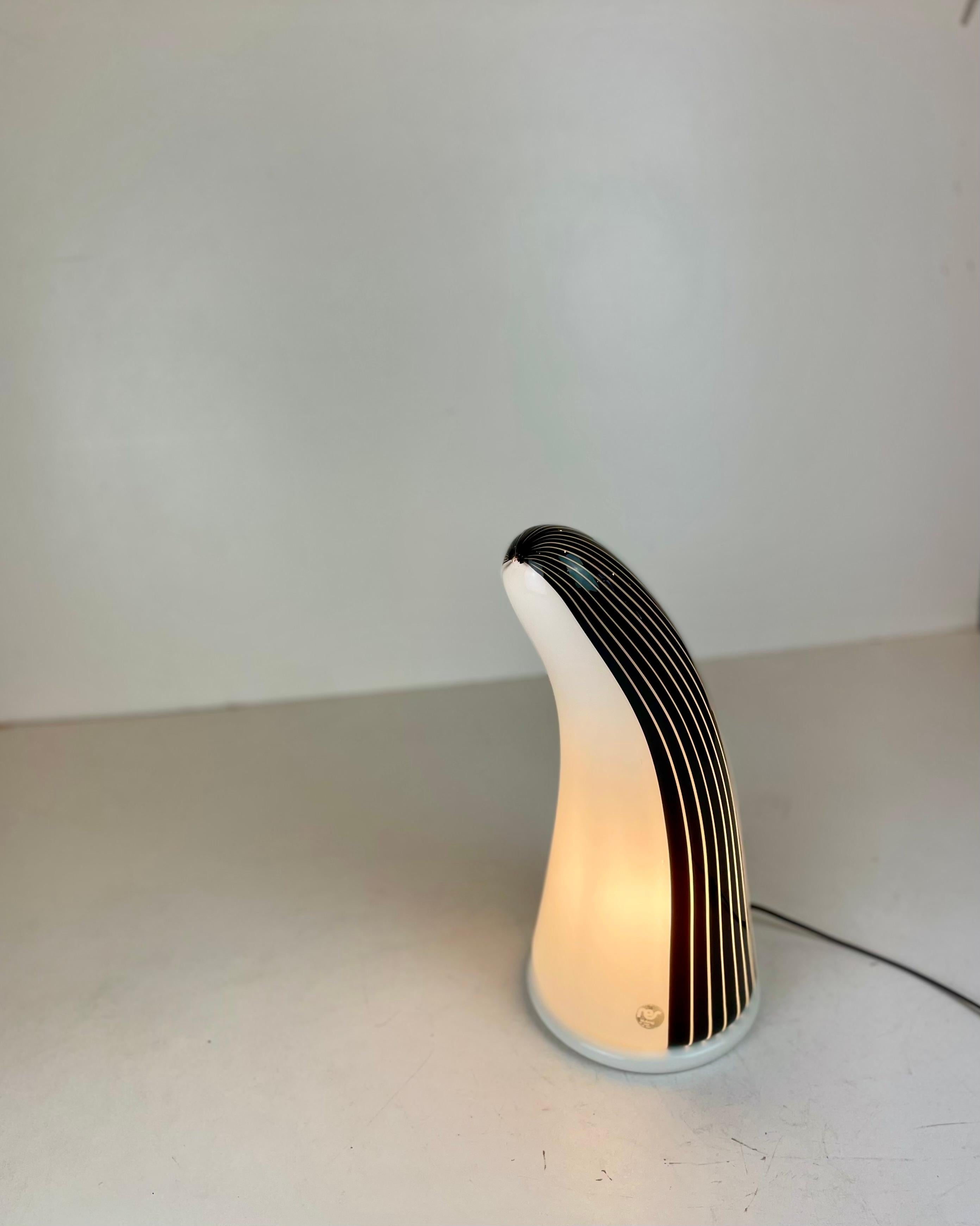 Lámpara de mesa Murano by Res, Años 80 Italiano en venta