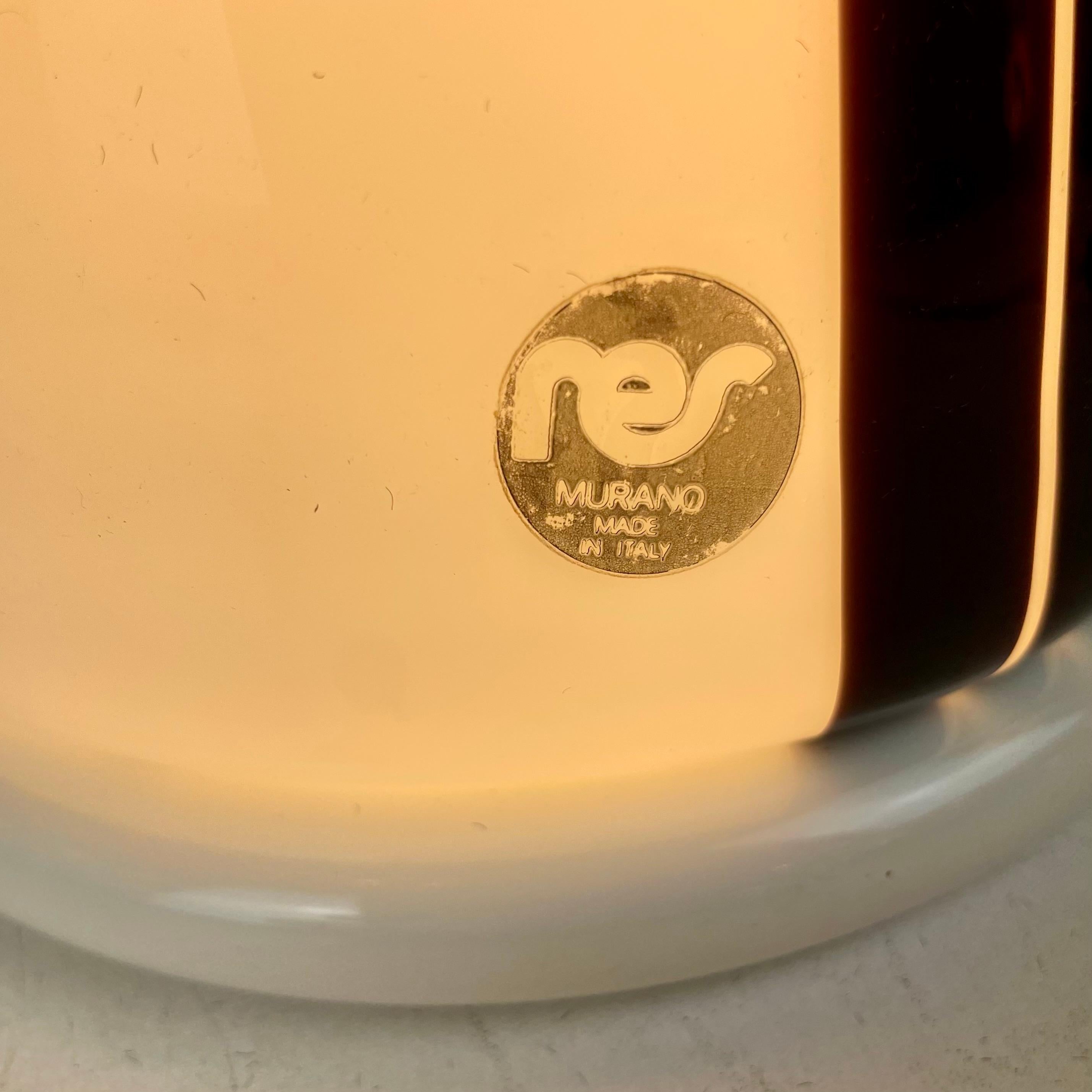 Lámpara de mesa Murano by Res, Años 80 en Bueno estado para la venta en Brussel, BE