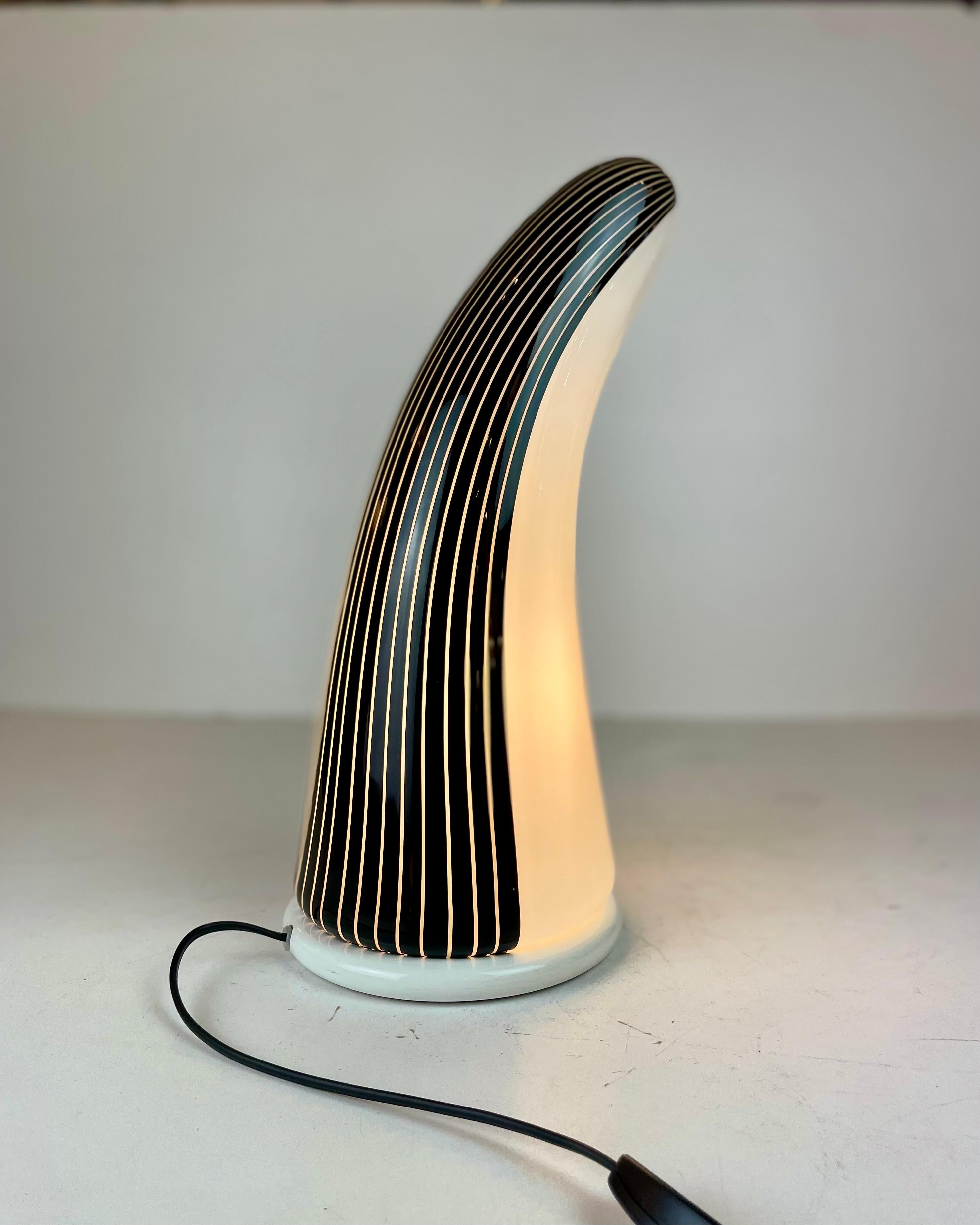 Lámpara de mesa Murano by Res, Años 80 Metal en venta