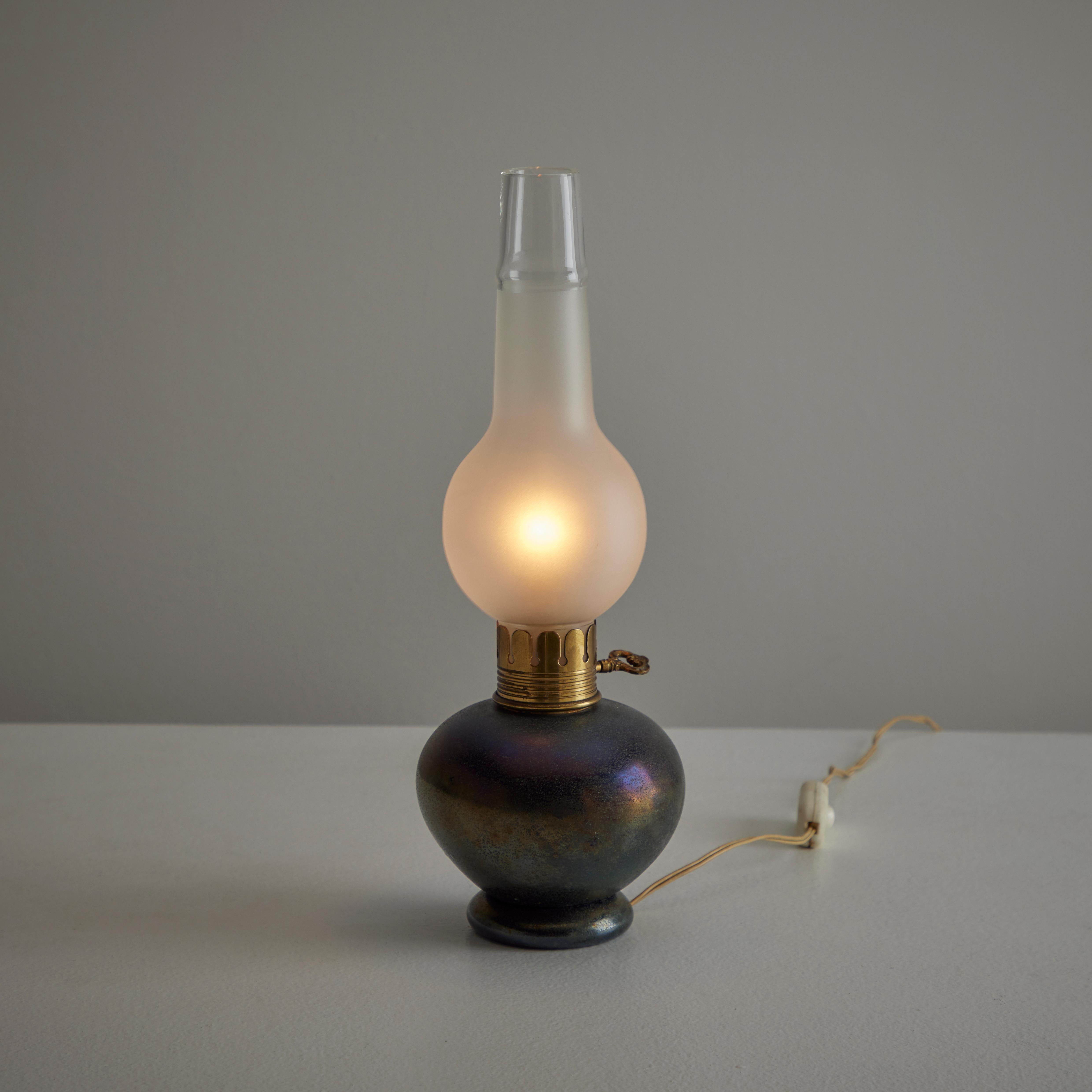Mid-20th Century Murano Table Lamp by Venini