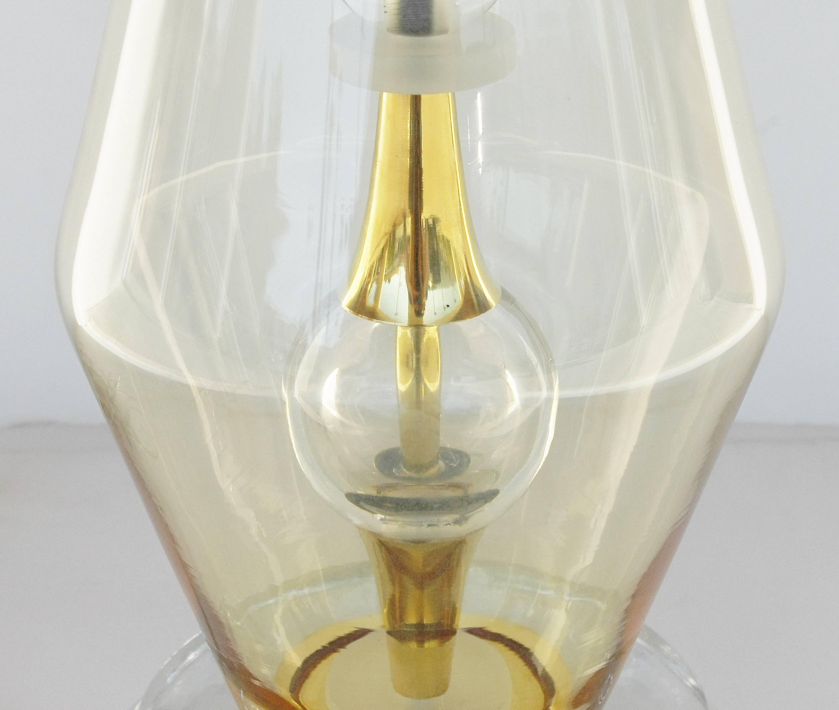 Polished Murano Table Lamp