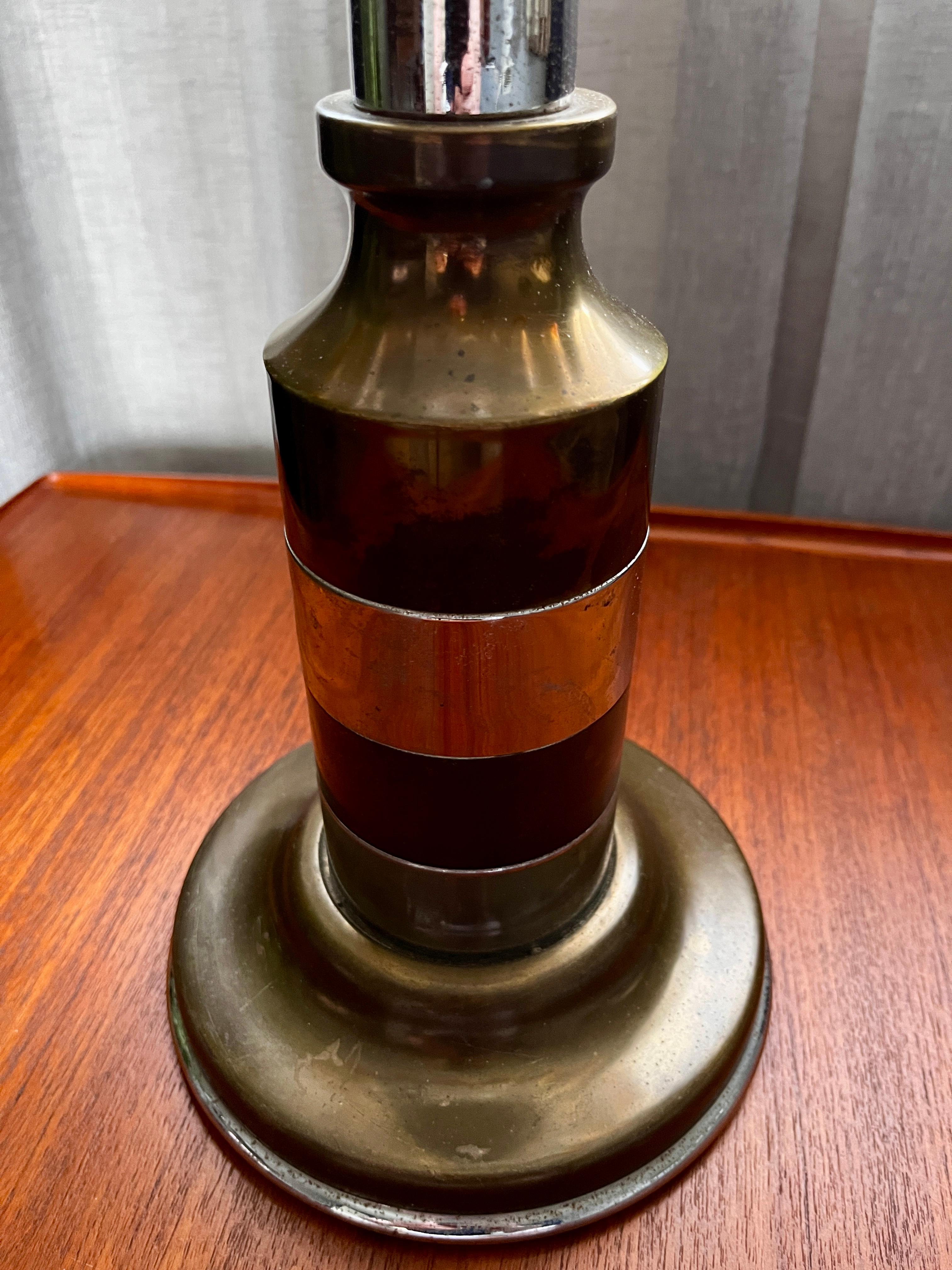 Murano table lamp for Mazzega For Sale 5