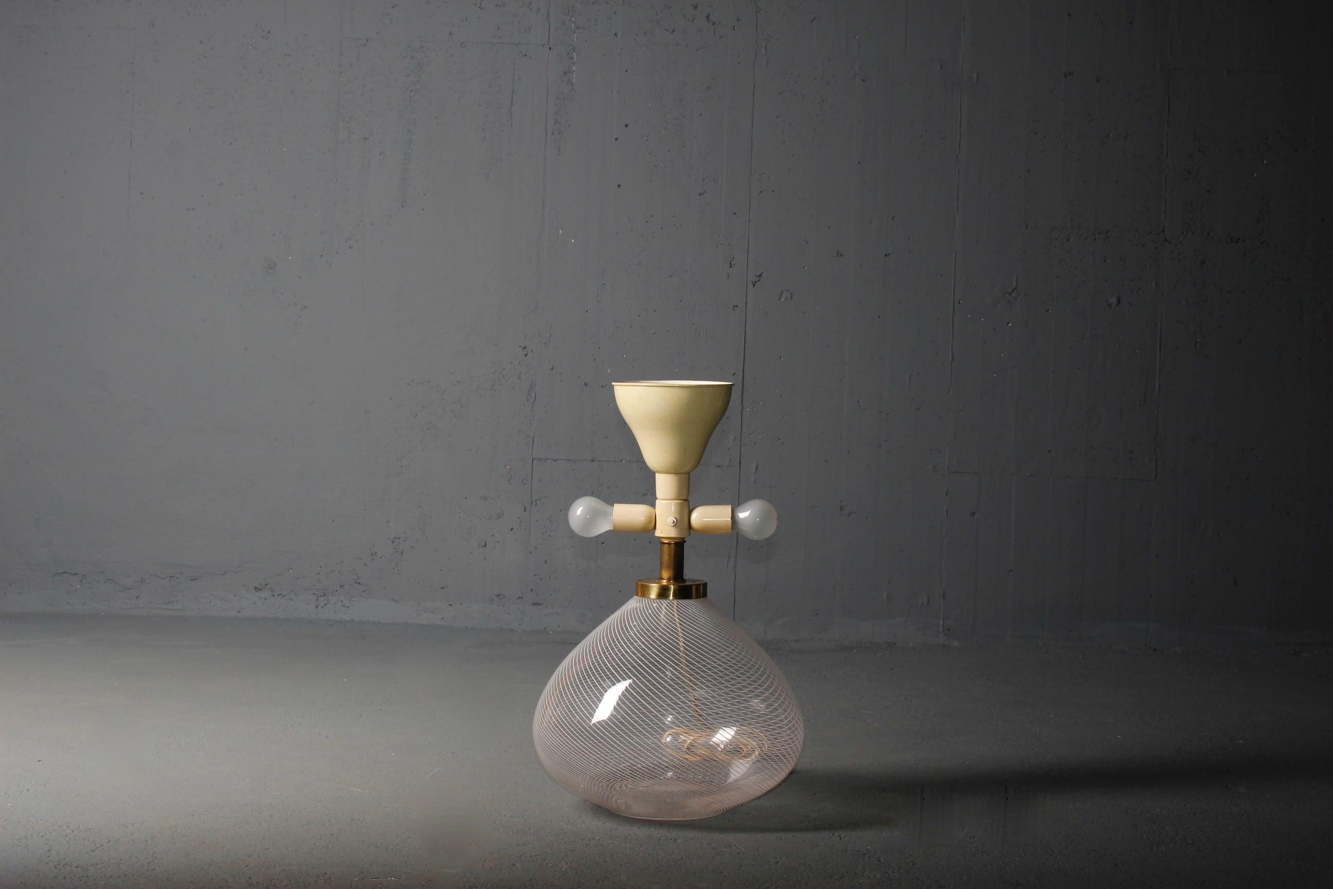 Murano table lamp.