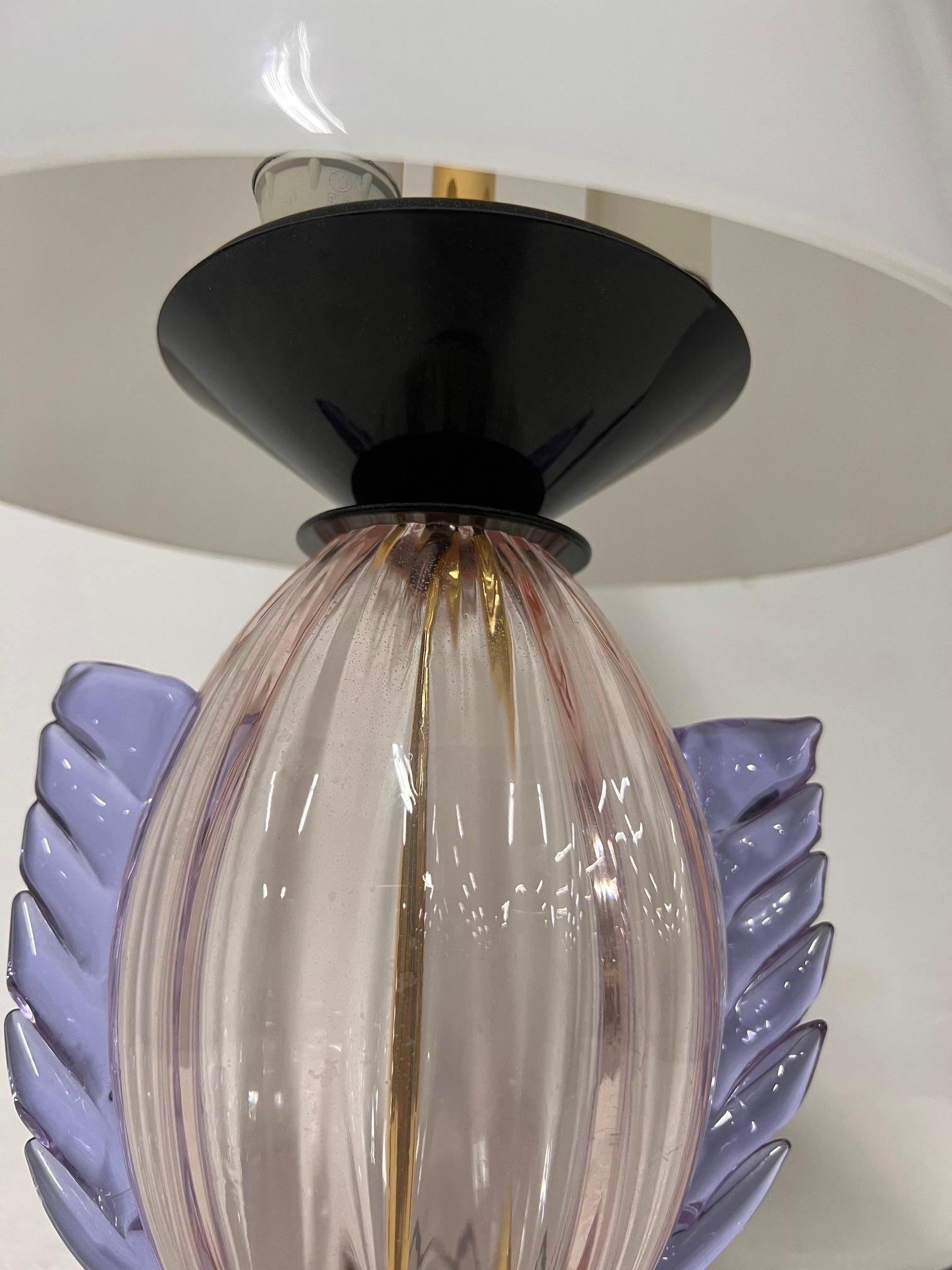 Murano Table Lamp For Sale 3