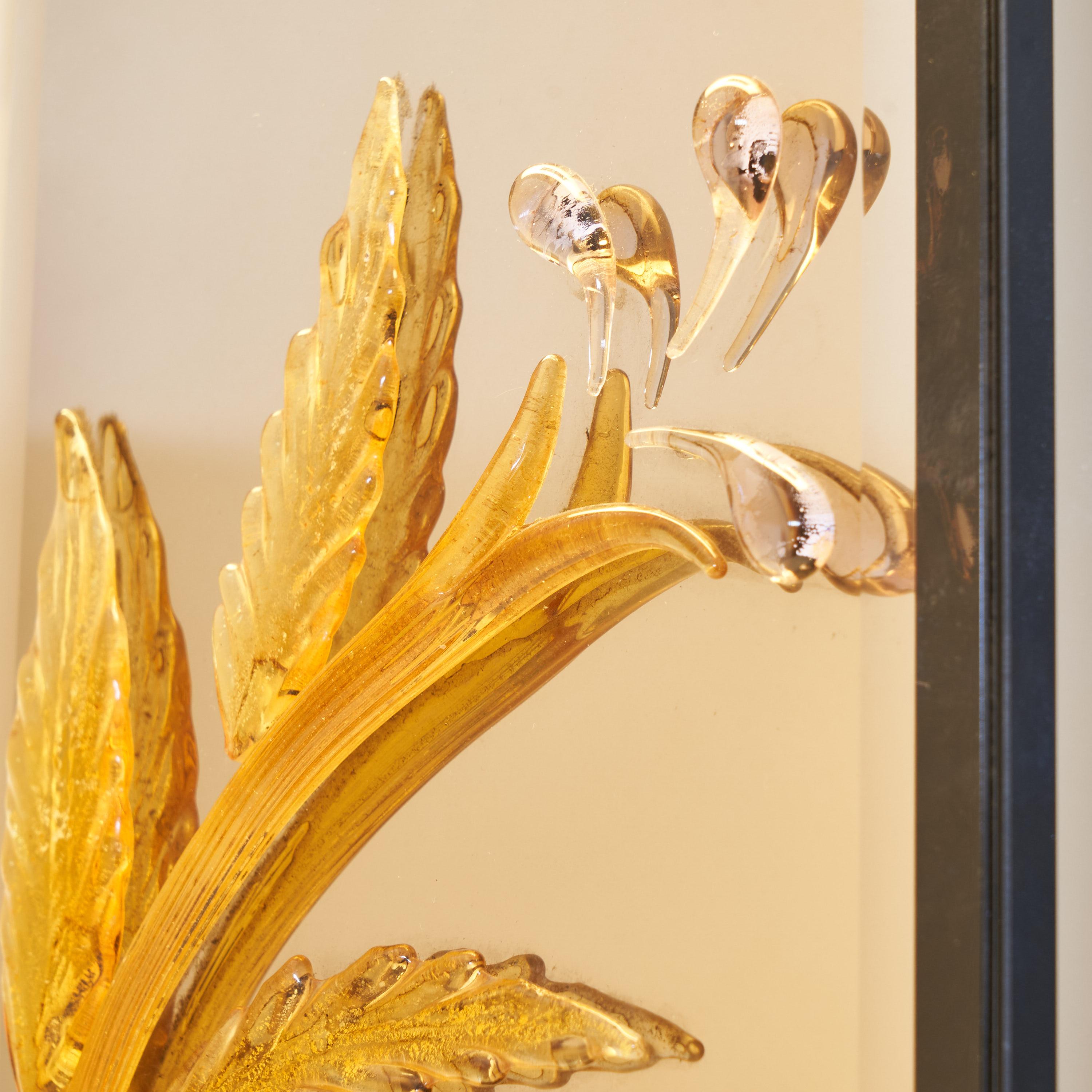 Fait main Lampe de bureau de Murano en miroir et verre d'art, années 1970 en vente