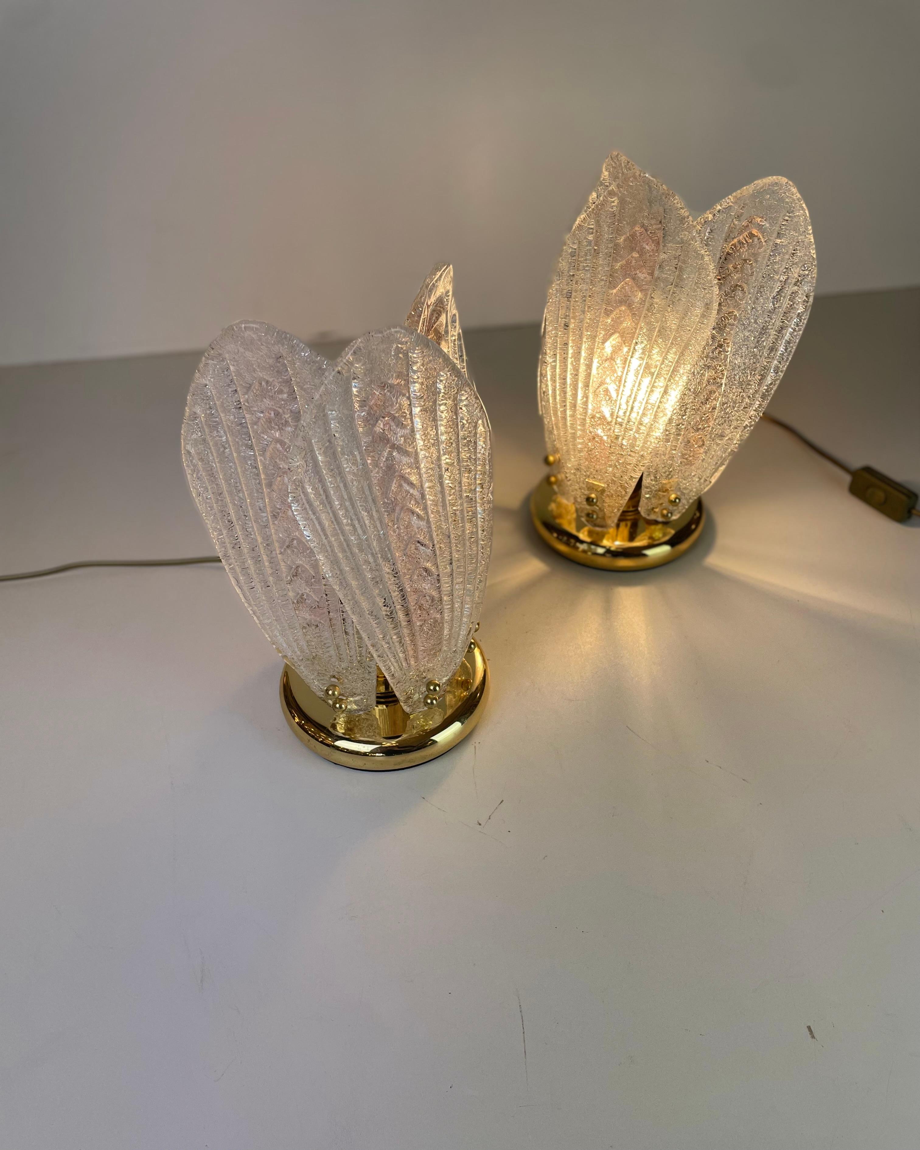 Lampe de table Murano dans le style de Novaresi, années 1980 en vente 4