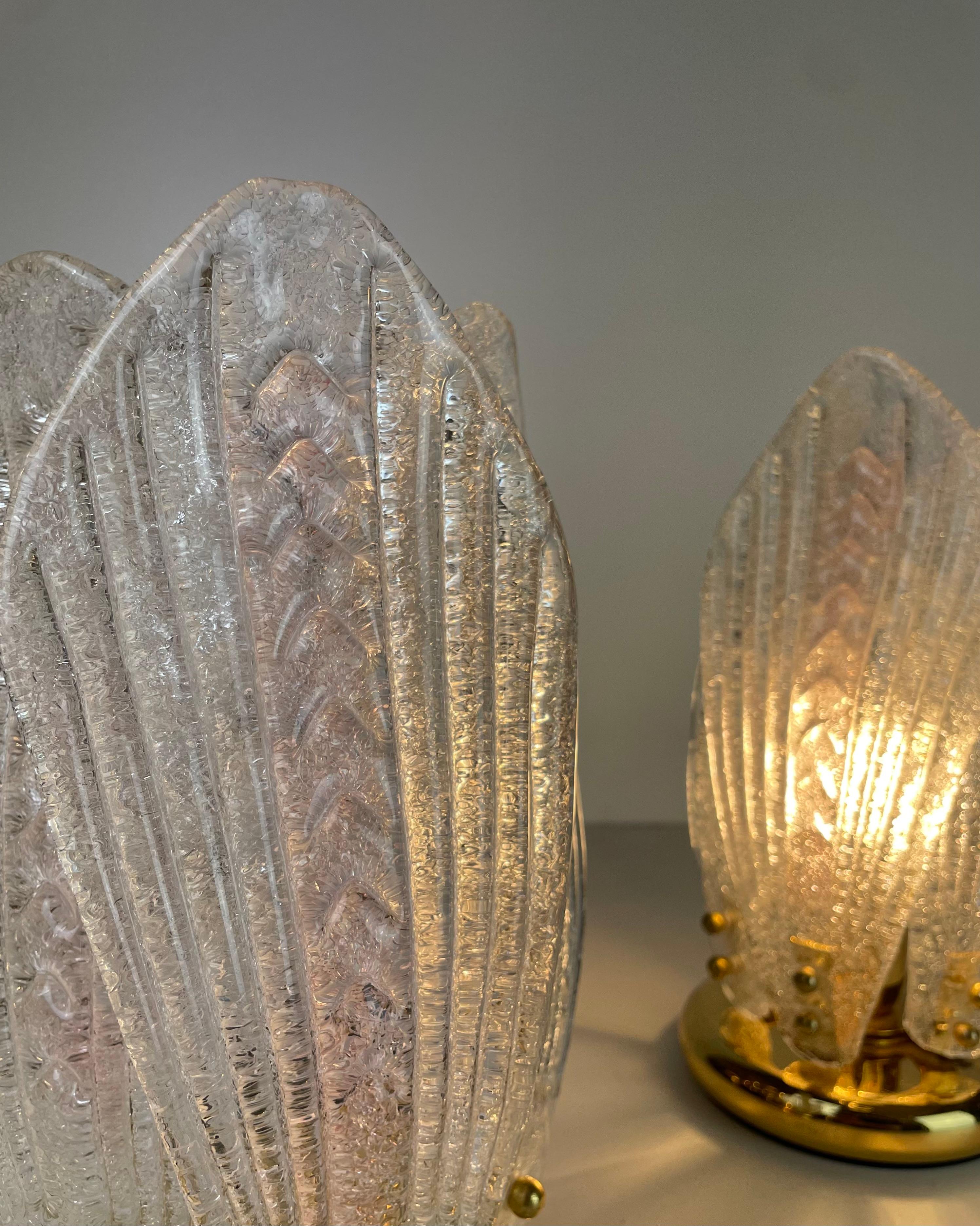 Lampe de table Murano dans le style de Novaresi, années 1980 en vente 5