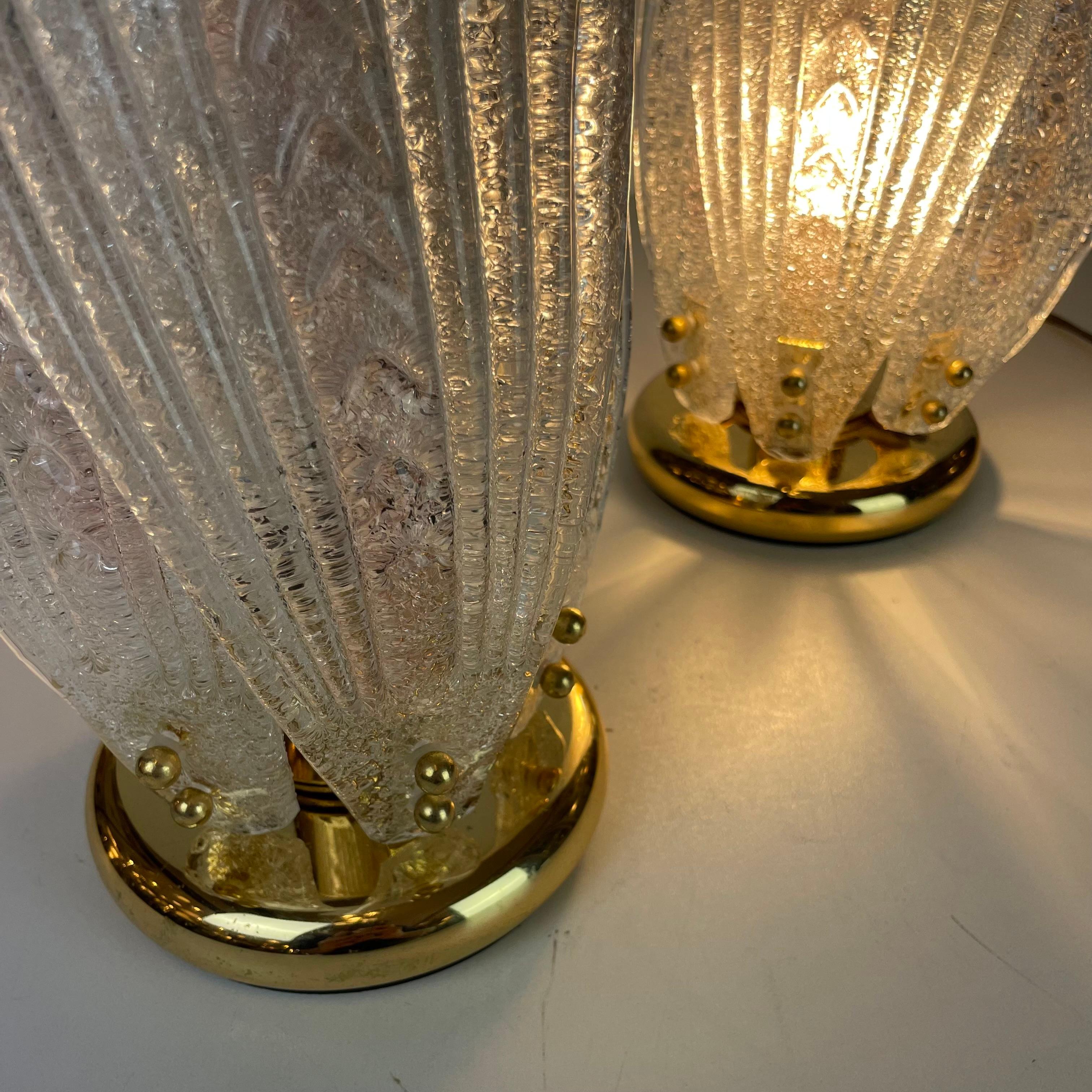 Lampe de table Murano dans le style de Novaresi, années 1980 en vente 6