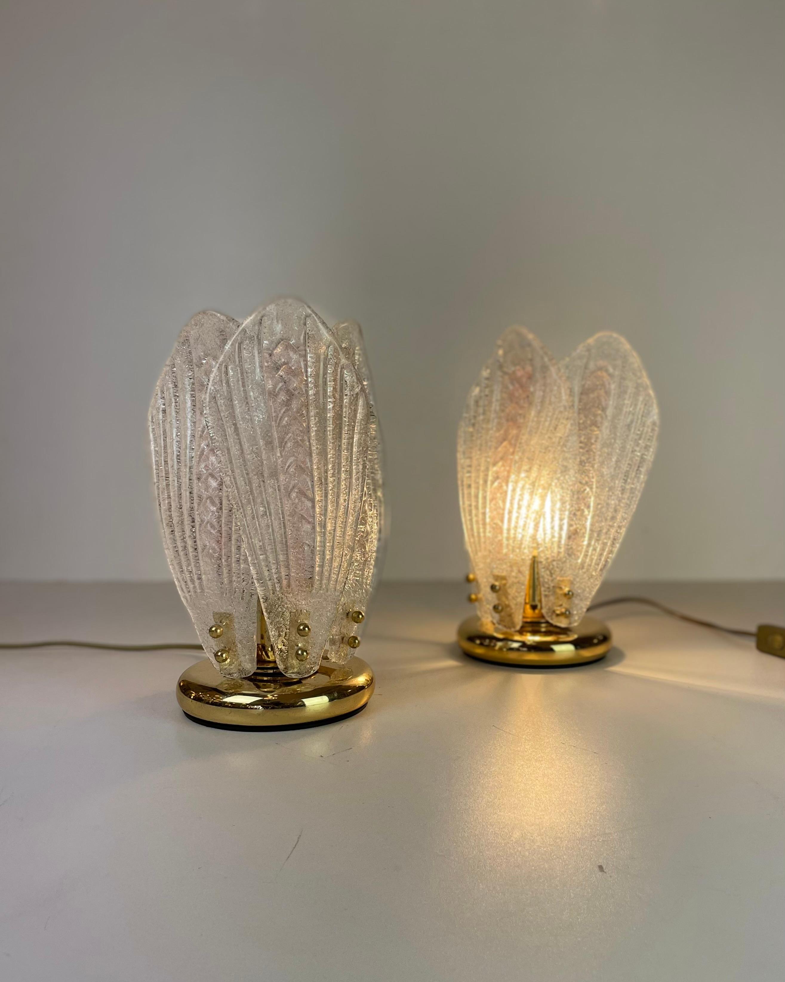 Lampe de table Murano dans le style de Novaresi, années 1980 en vente 1