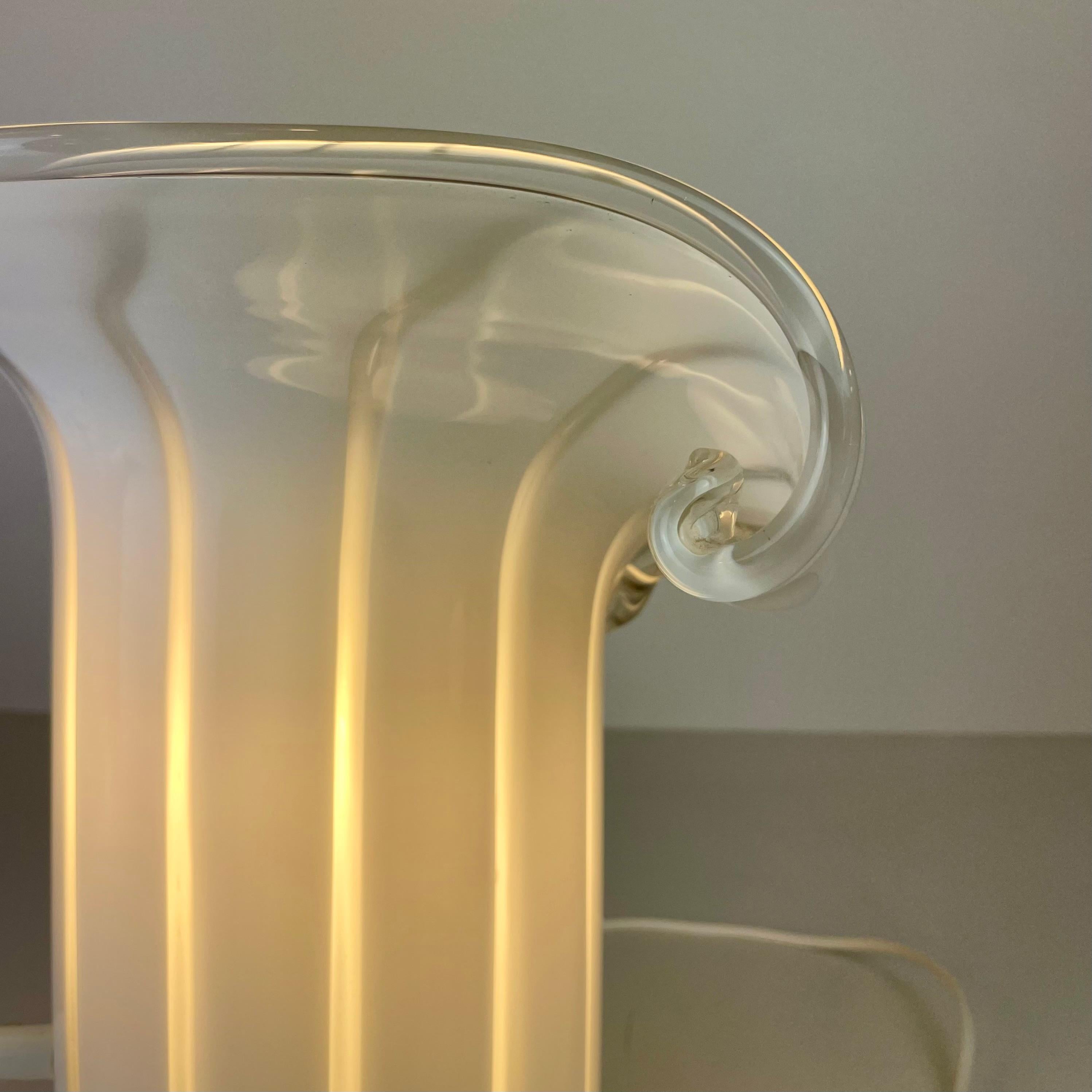 Murano Table Lamp in the style of Vistosi, 1970s For Sale 3