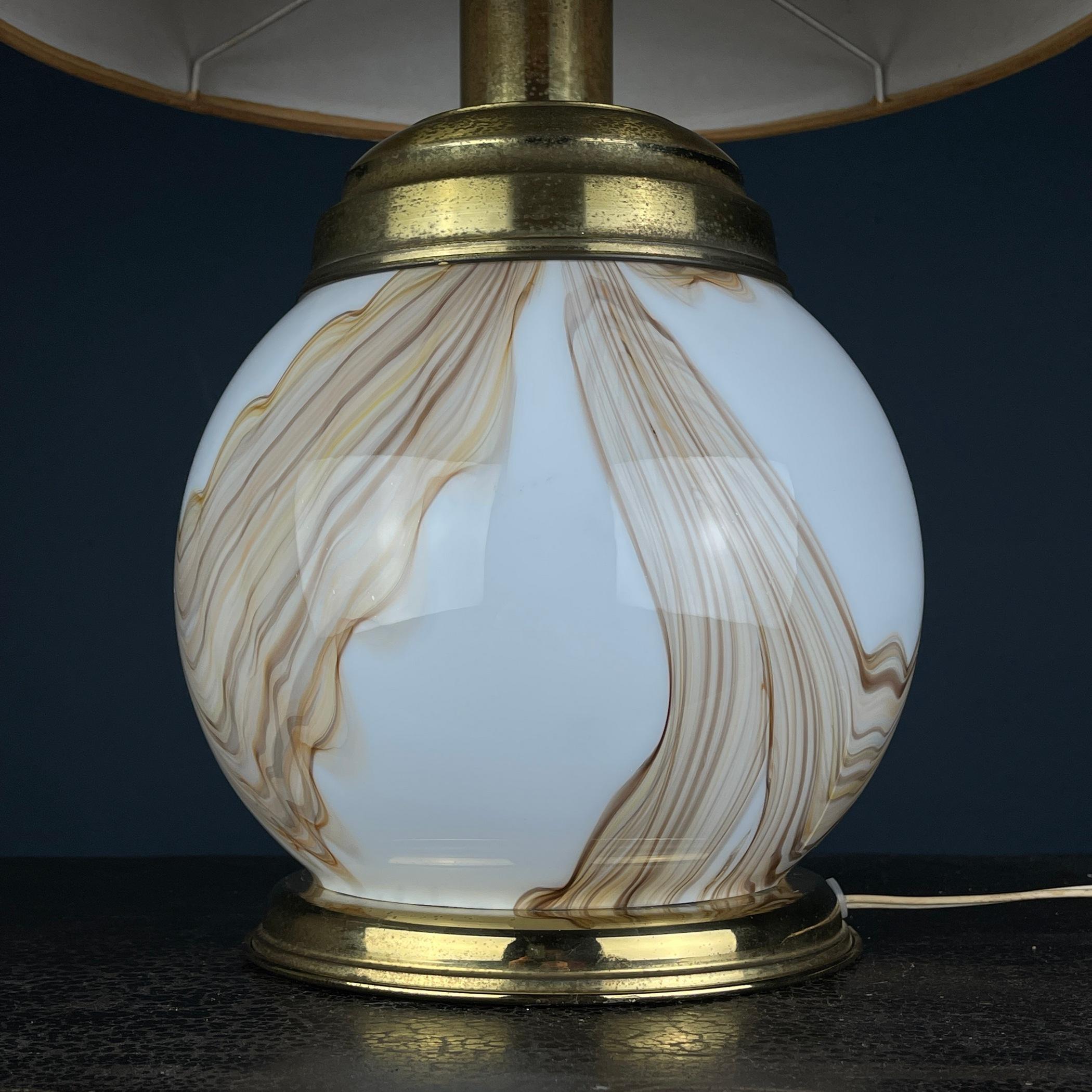 Murano table lamp Italy 1970s  For Sale 5