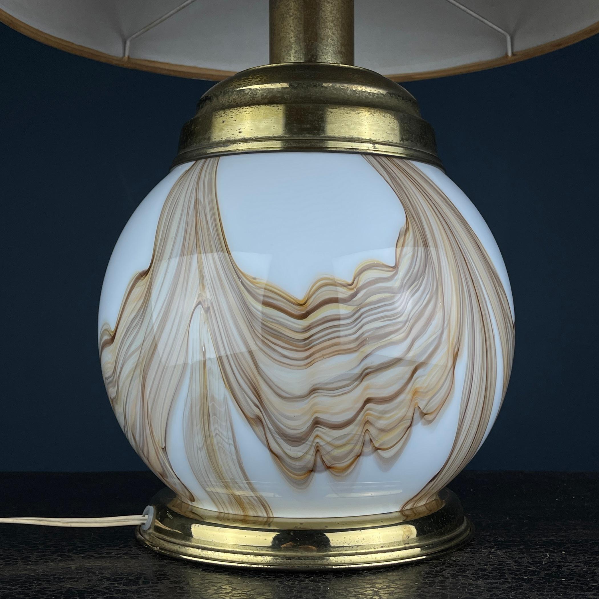 20th Century Murano table lamp Italy 1970s  For Sale