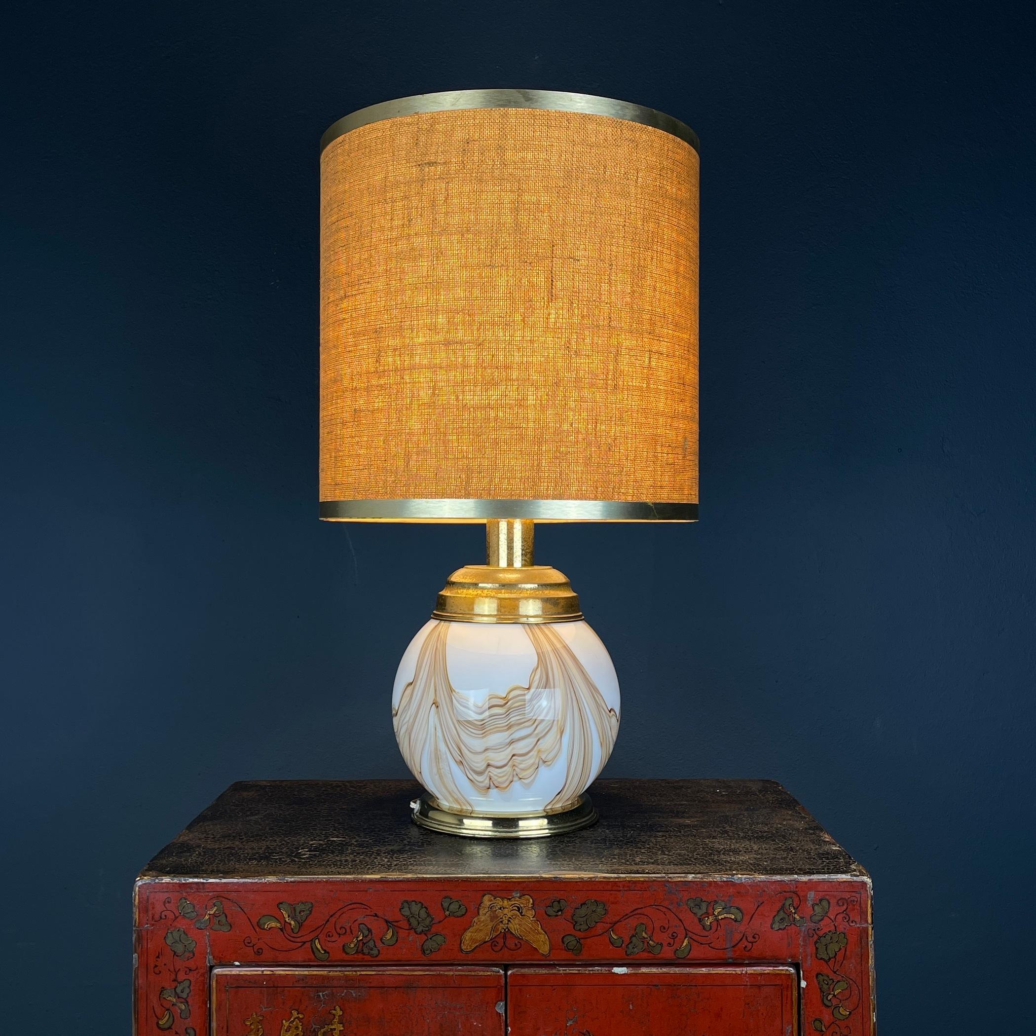 Murano table lamp Italy 1970s  For Sale 1