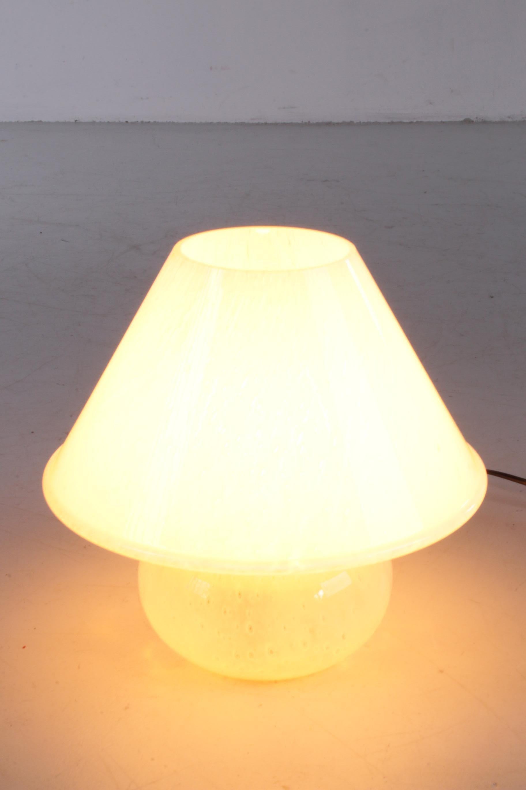 Murano Table Lamp Model Champignon by Glashutte Limburg, 1960s For Sale 5