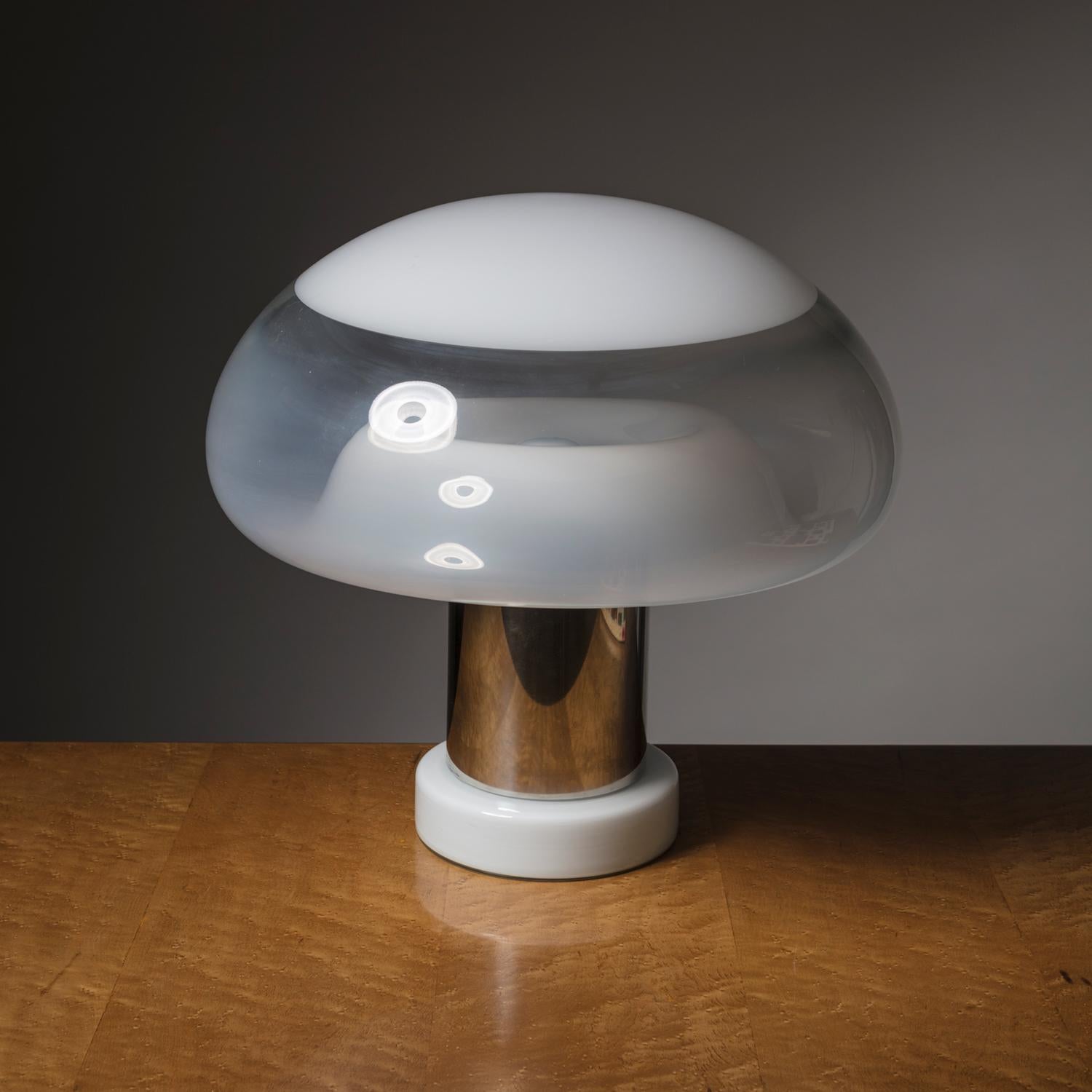 Lampe de table en verre de Murano modèle 