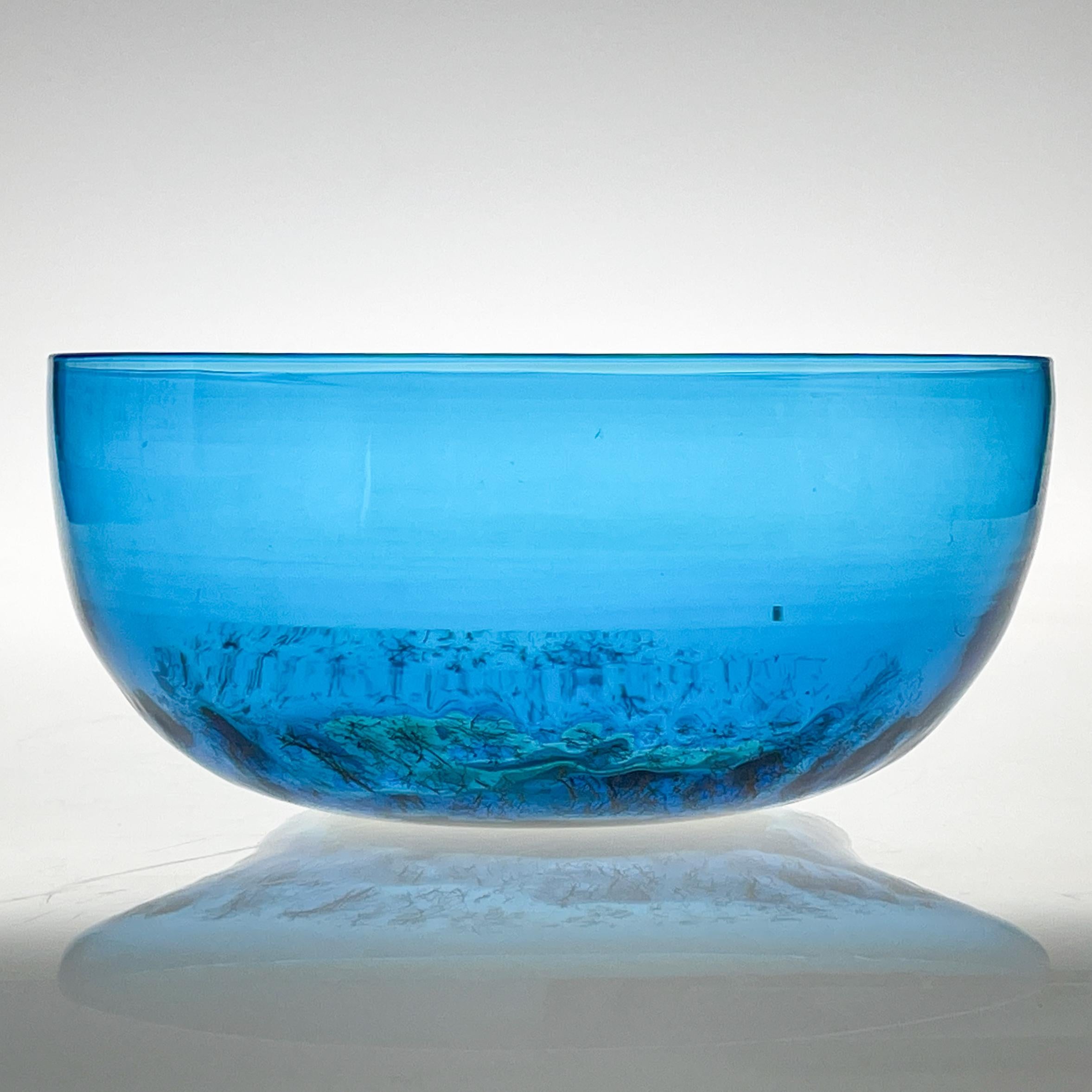 Late 20th Century Murano Tapio Wirkkala Art Glass bowl 