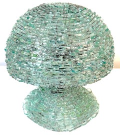 Lampe de table « Mushroom » en mosaïque de verre « Tesserine » de Murano, attribuée à TAO, Italie