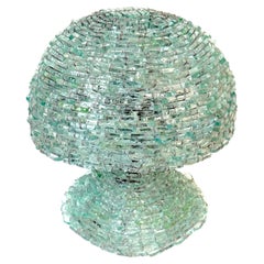 Lampe de table « Mushroom » en mosaïque de verre « Tesserine » de Murano, attribuée à TAO, Italie