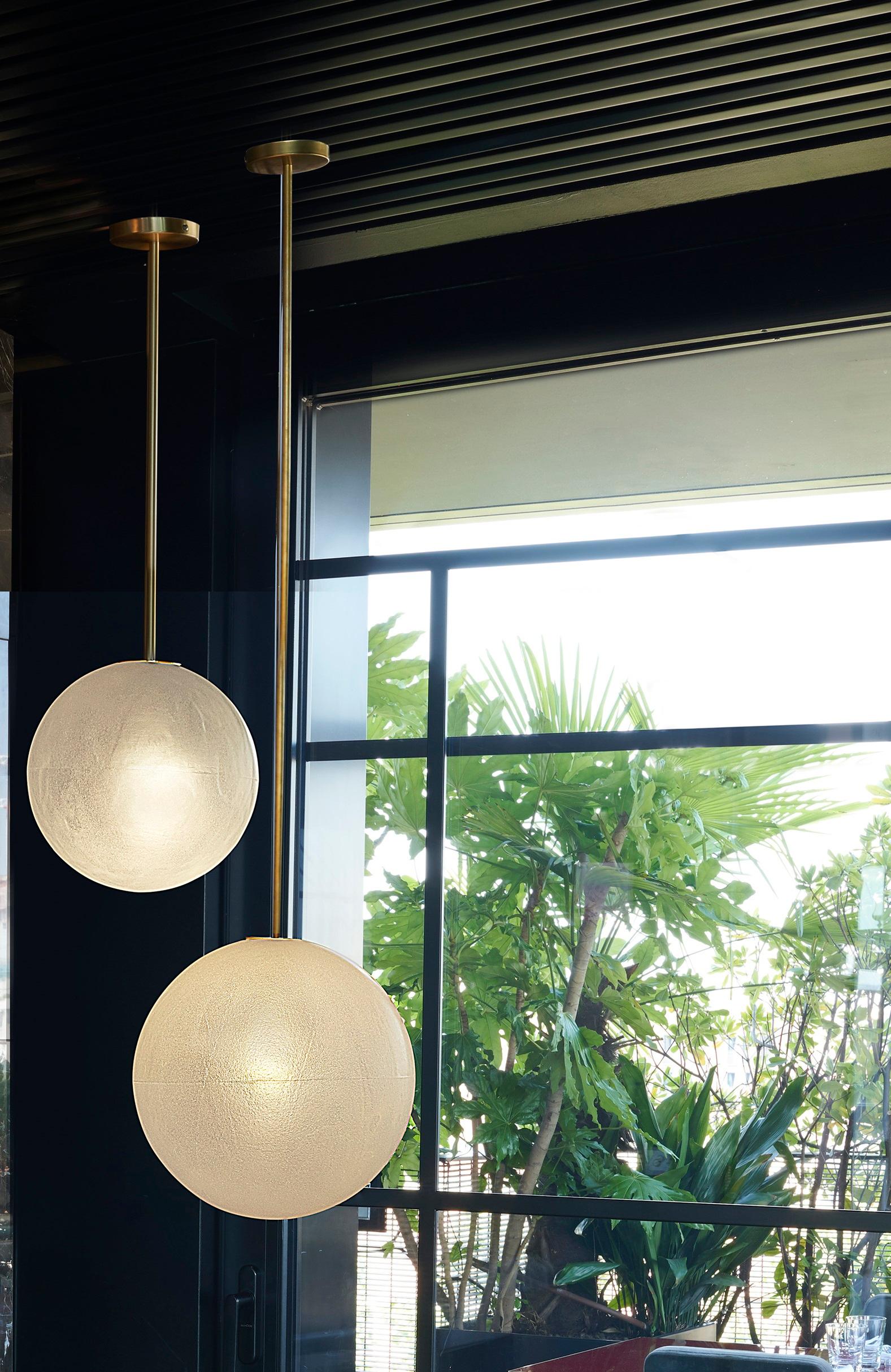 Post-Modern Murano Tige 30 Large Hanging Lamp by SLIDE Studio For Sale
