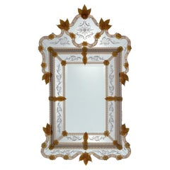 Murano-Wandspiegel aus Toronto-Glas von Fratelli Tosi