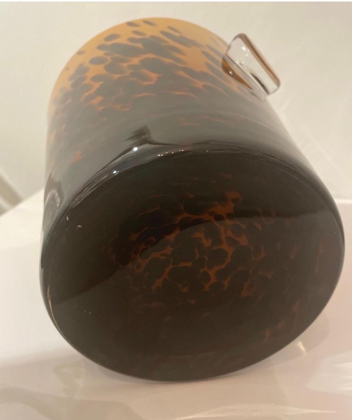 Murano Tortoise Pattern Ice Bucket / Wine Cooler 4