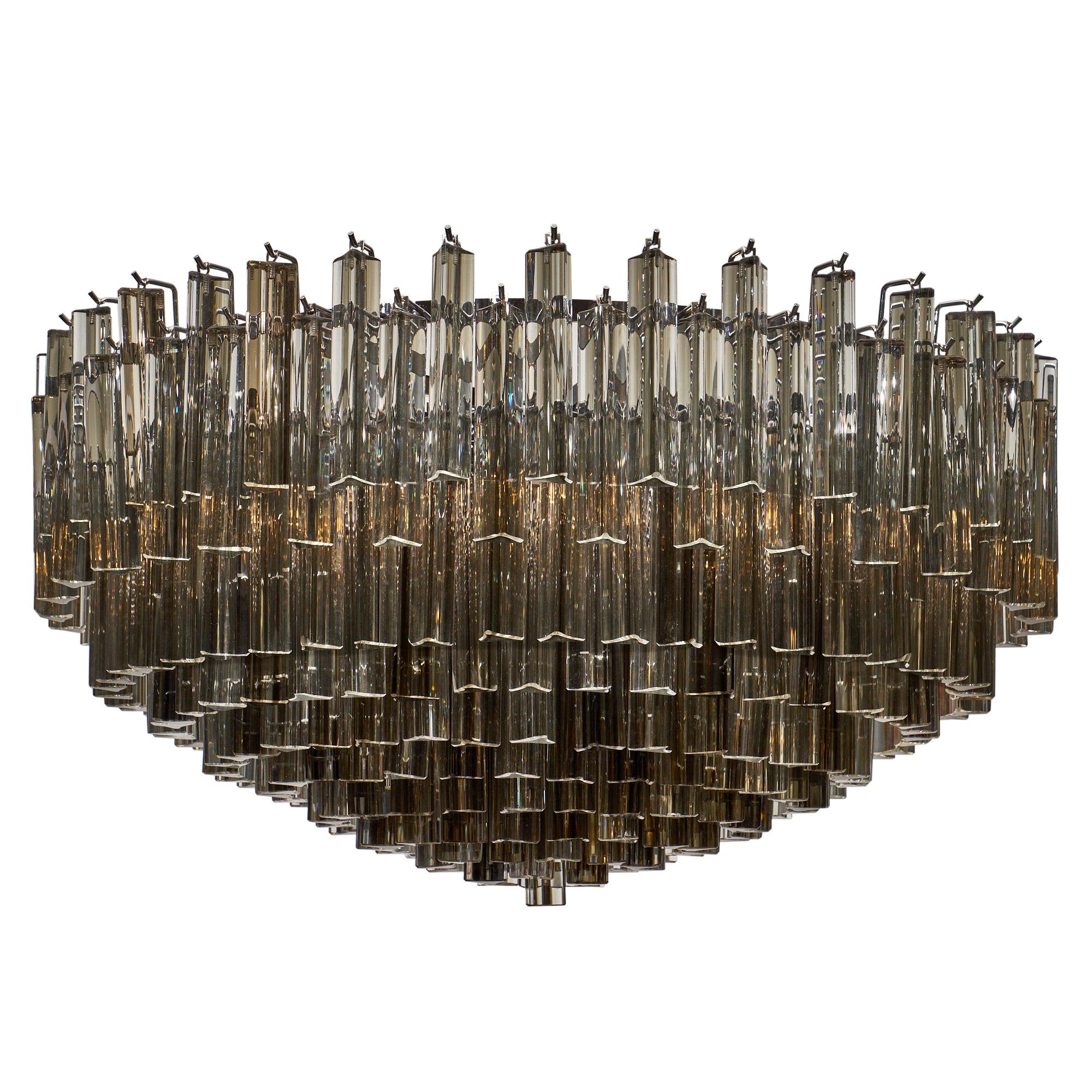 Large Triedi Murano Glass Chandelier at 1stDibs large glass