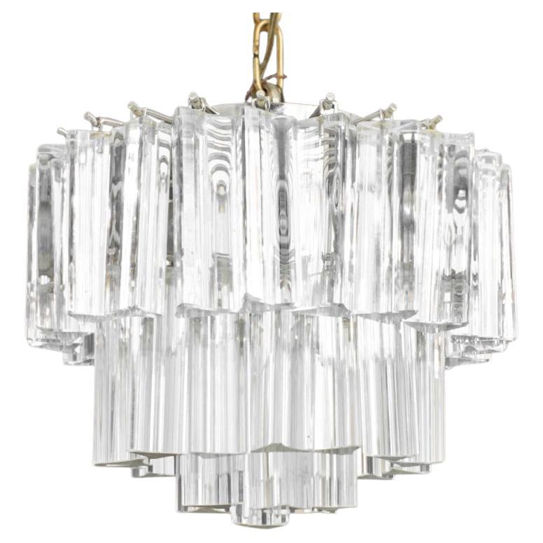 Murano Triedri Glass Pendant Chandelier