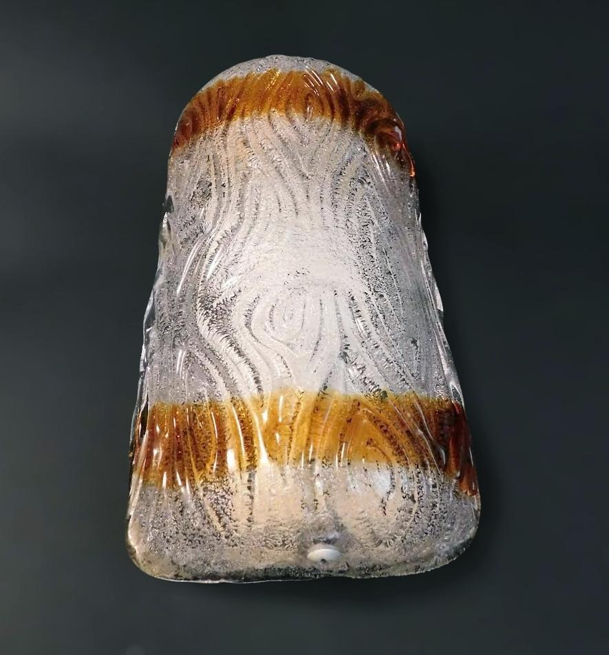 Mid-Century Modern Murano Trunk Sconces, 3 Available For Sale