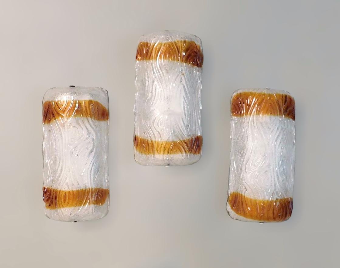 Murano Trunk Sconces, 3 Available For Sale 1