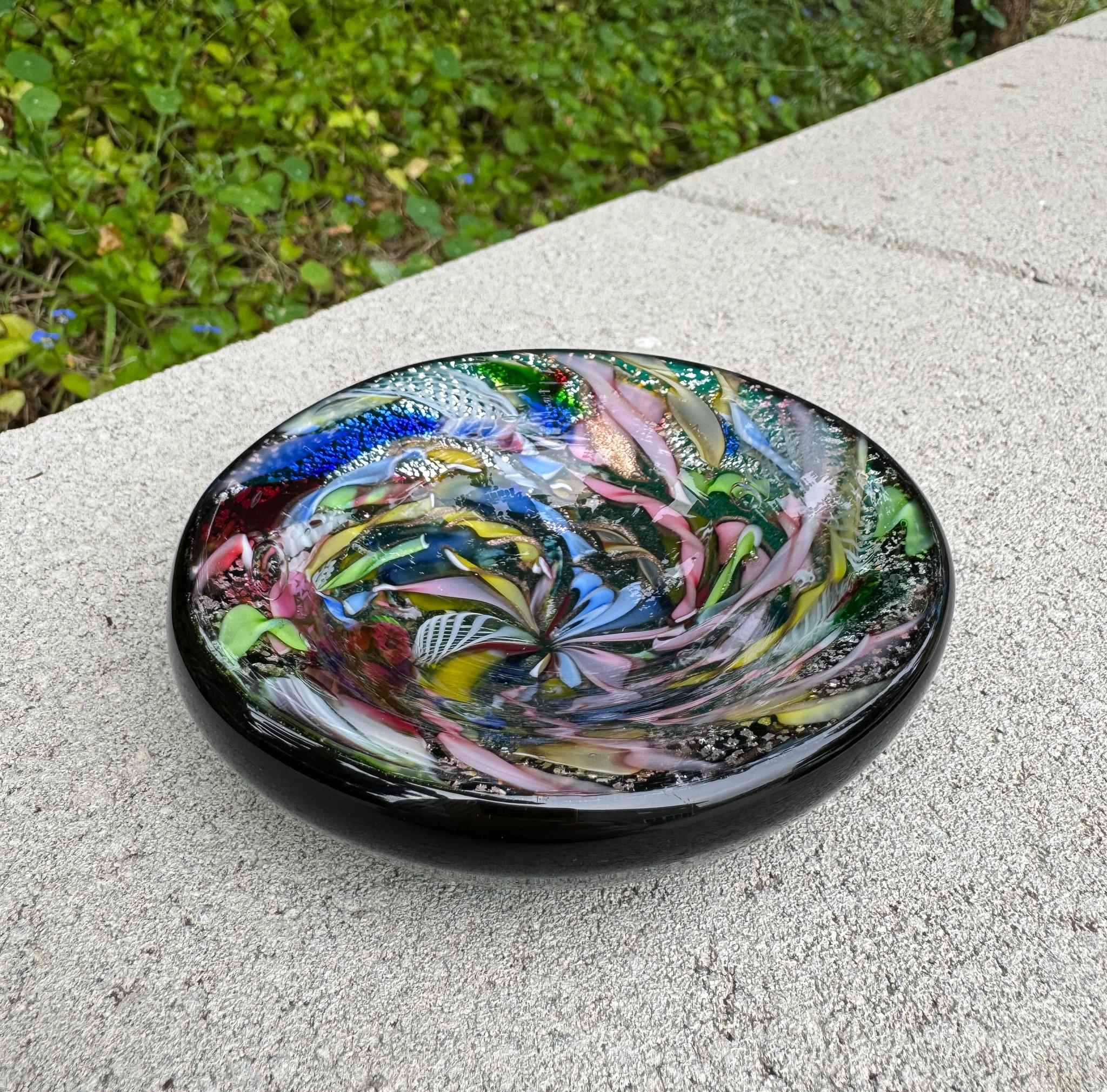 Ciotola in vetro artistico di Murano Tutti-Frutti, Italia, C.C. 1960 in vendita 1