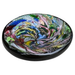 Ciotola in vetro artistico di Murano Tutti-Frutti, Italia, C.C. 1960