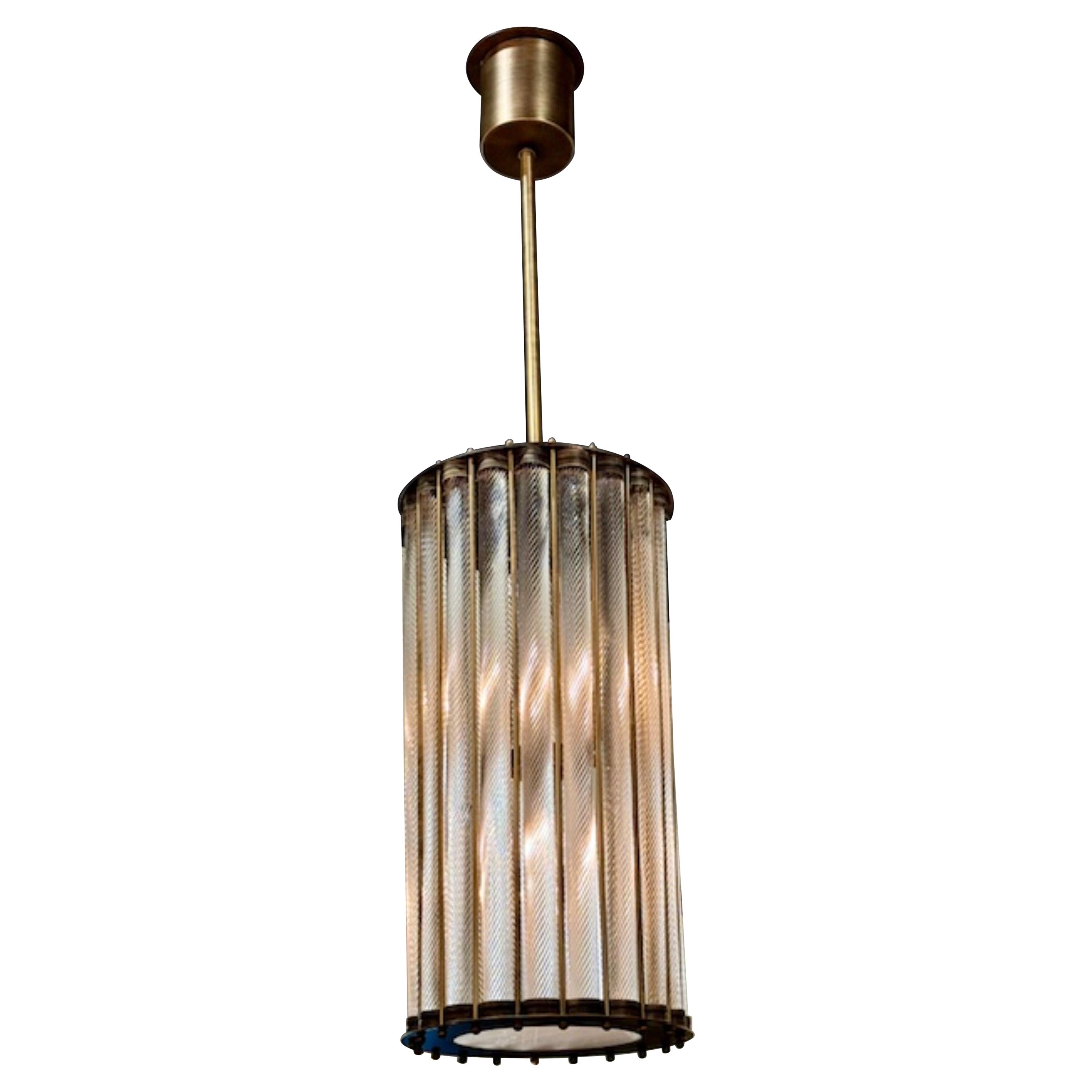 Murano Twist Glass Lanterns