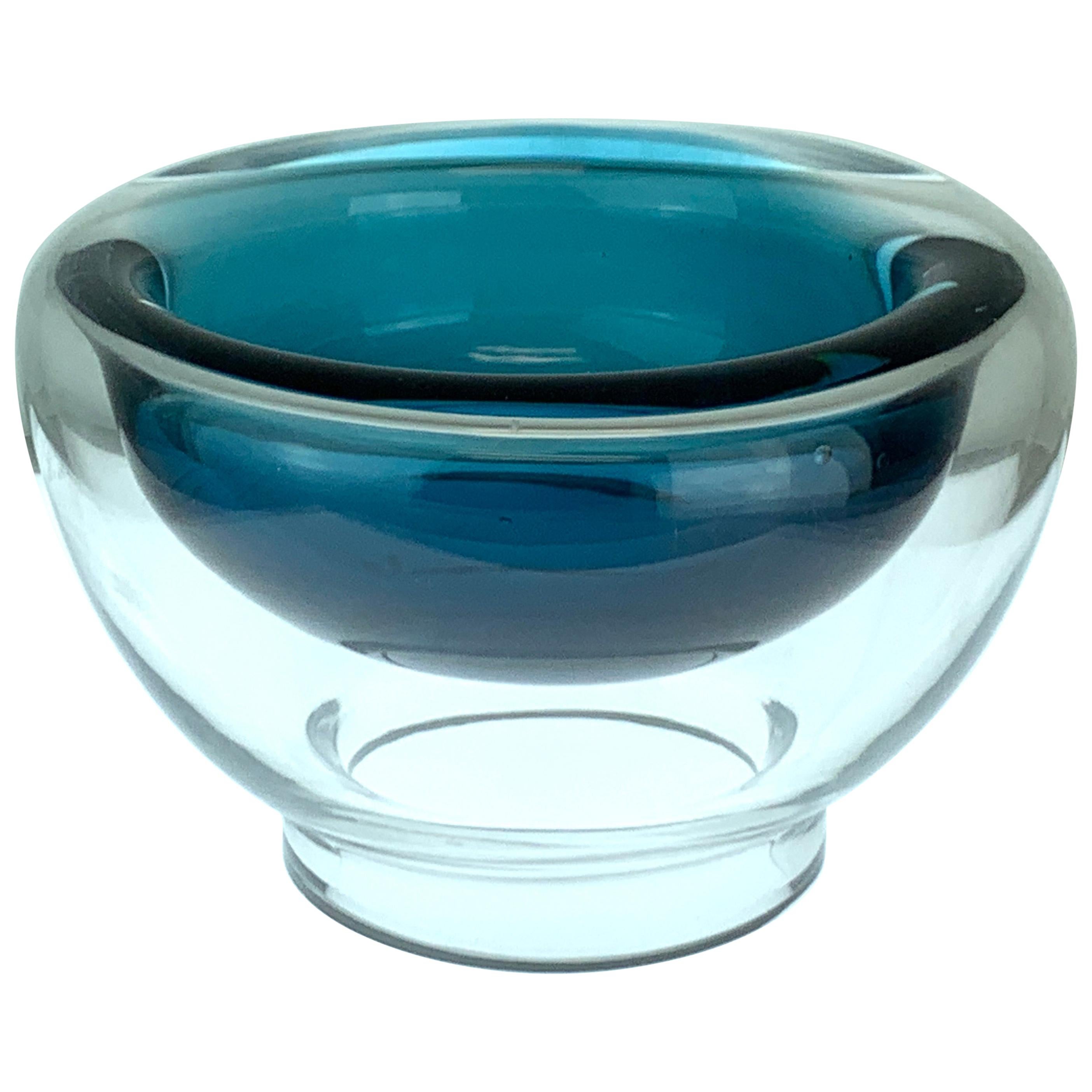Murano Two Color Bowl, in the Style of Charles Pfister for Knoll, Smaller