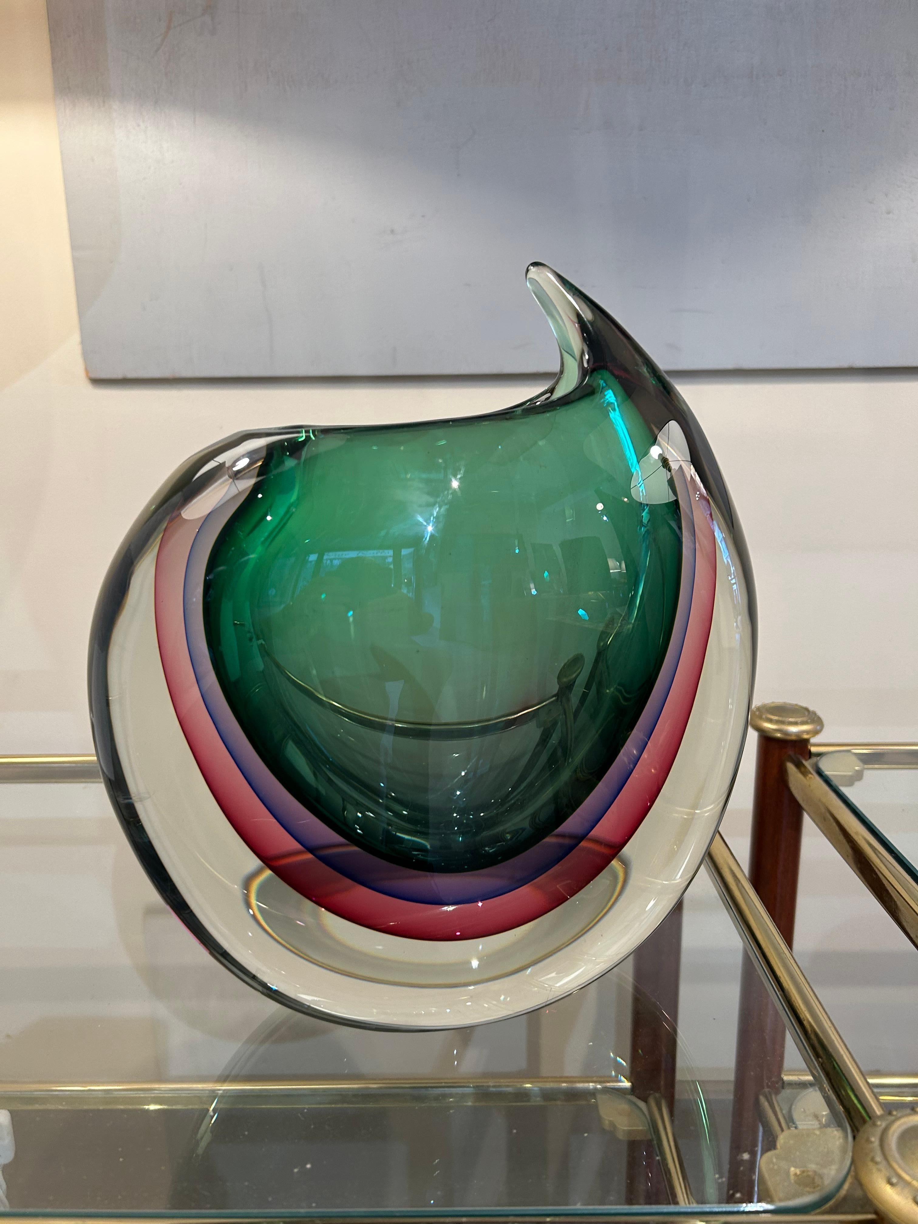 Vase d'art de Murano, Sommerso, 1960 en vente 5