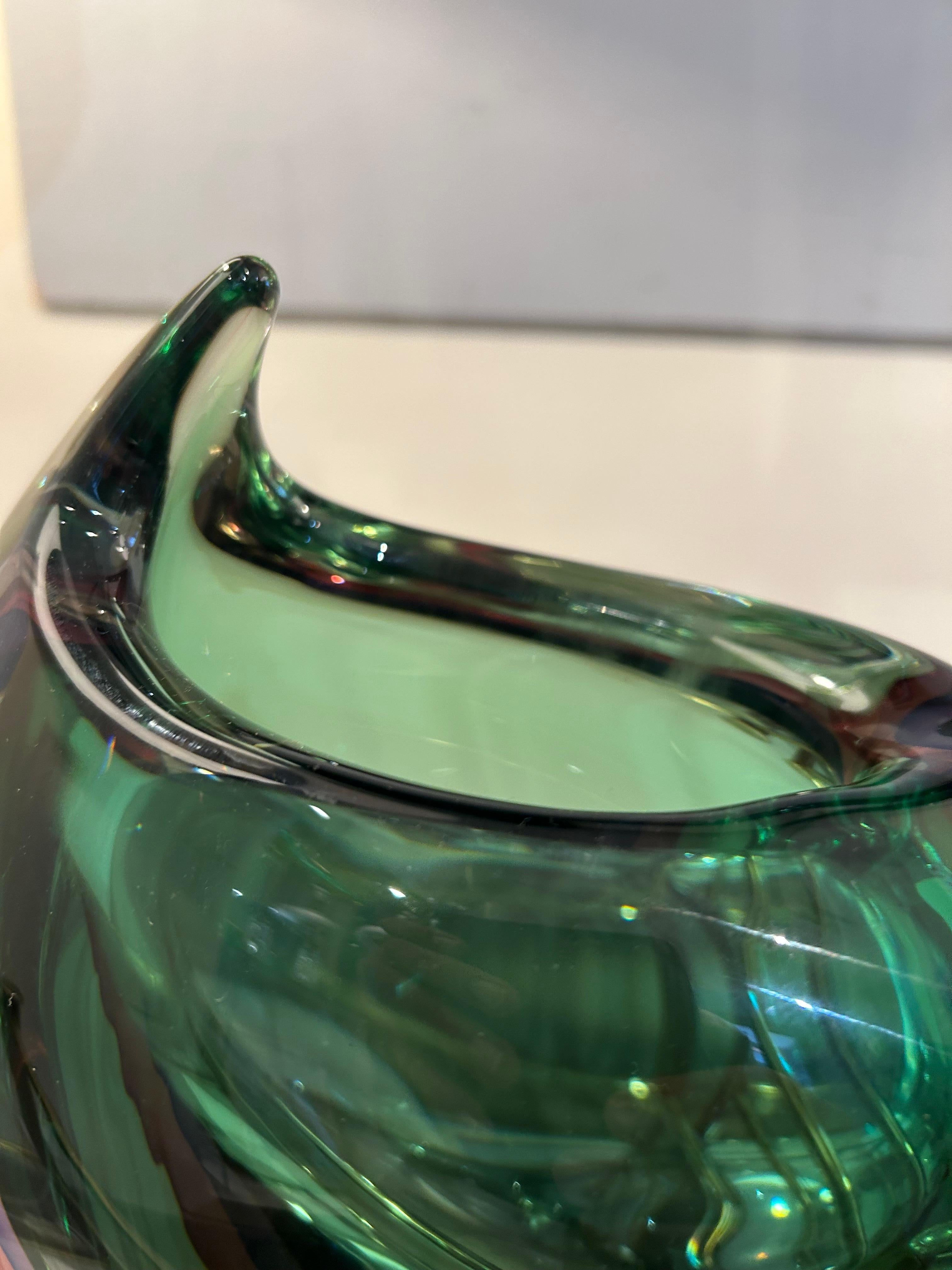 Vase d'art de Murano, Sommerso, 1960 en vente 1