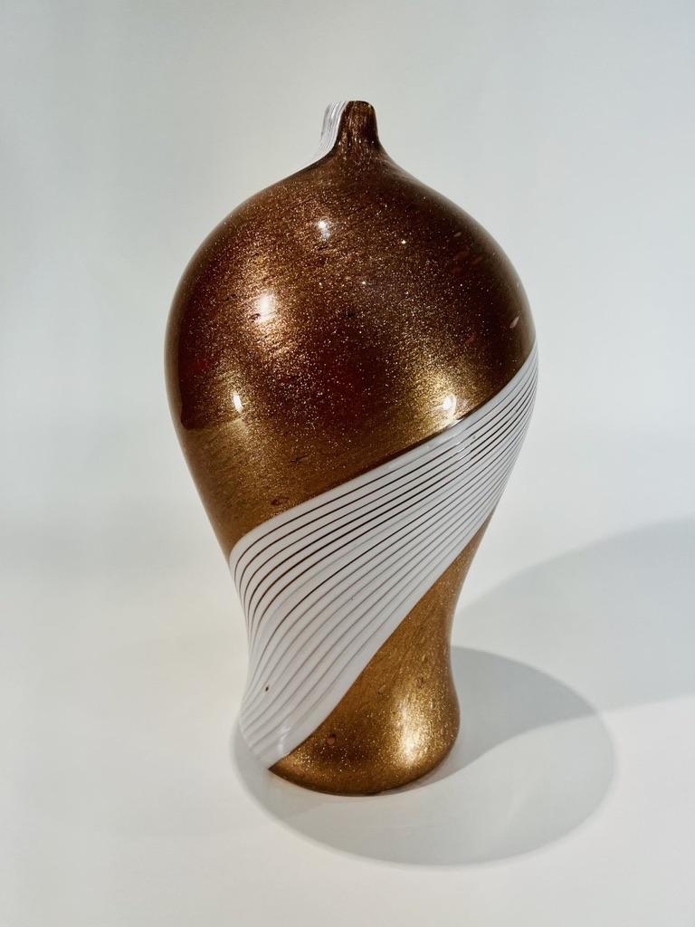 Murano-Vase von Dino Martens für Aureliano Toso um 1952 (Italienisch) im Angebot