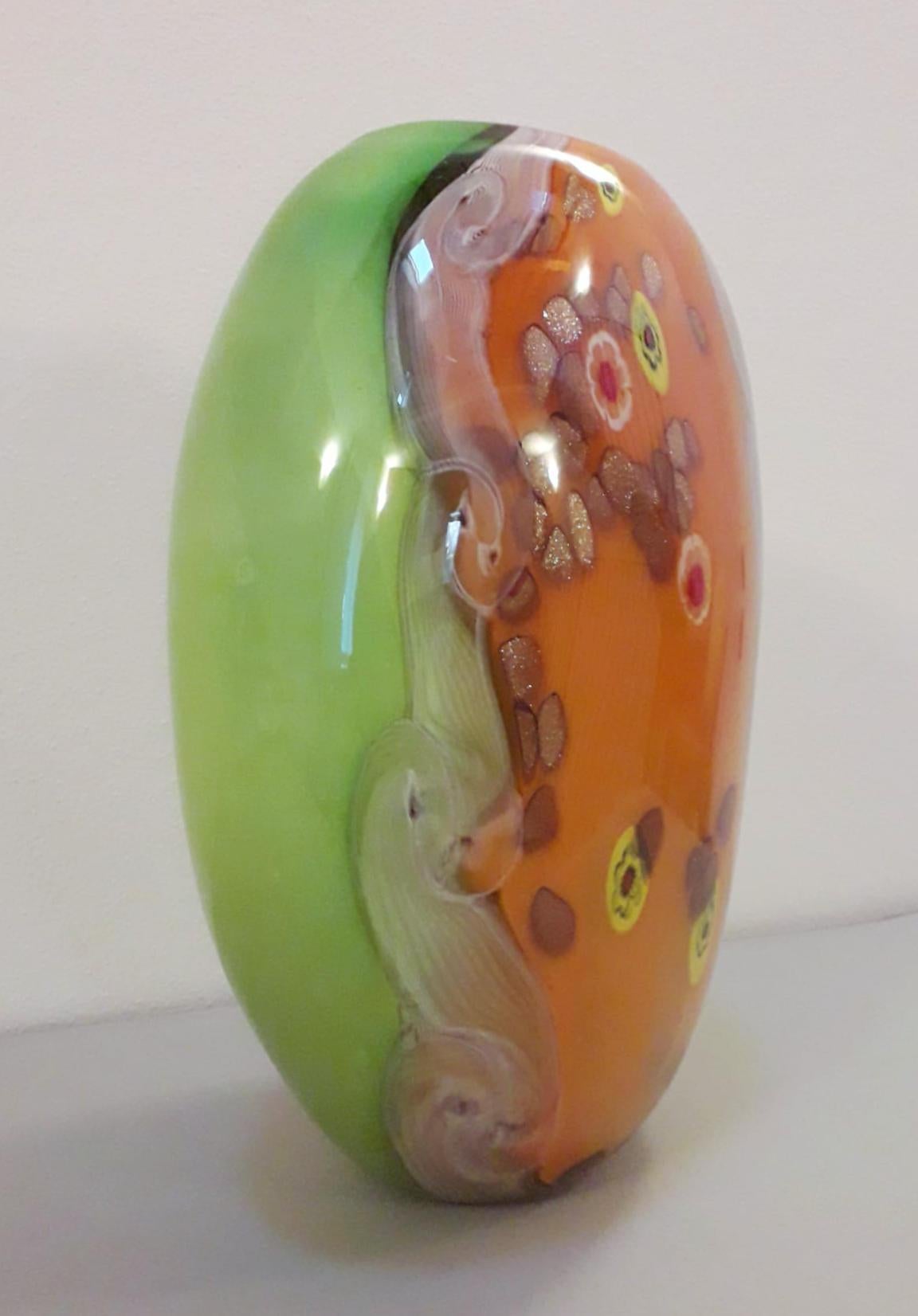 Vase aus Murano Muranoglas von Effe Due (20. Jahrhundert) im Angebot