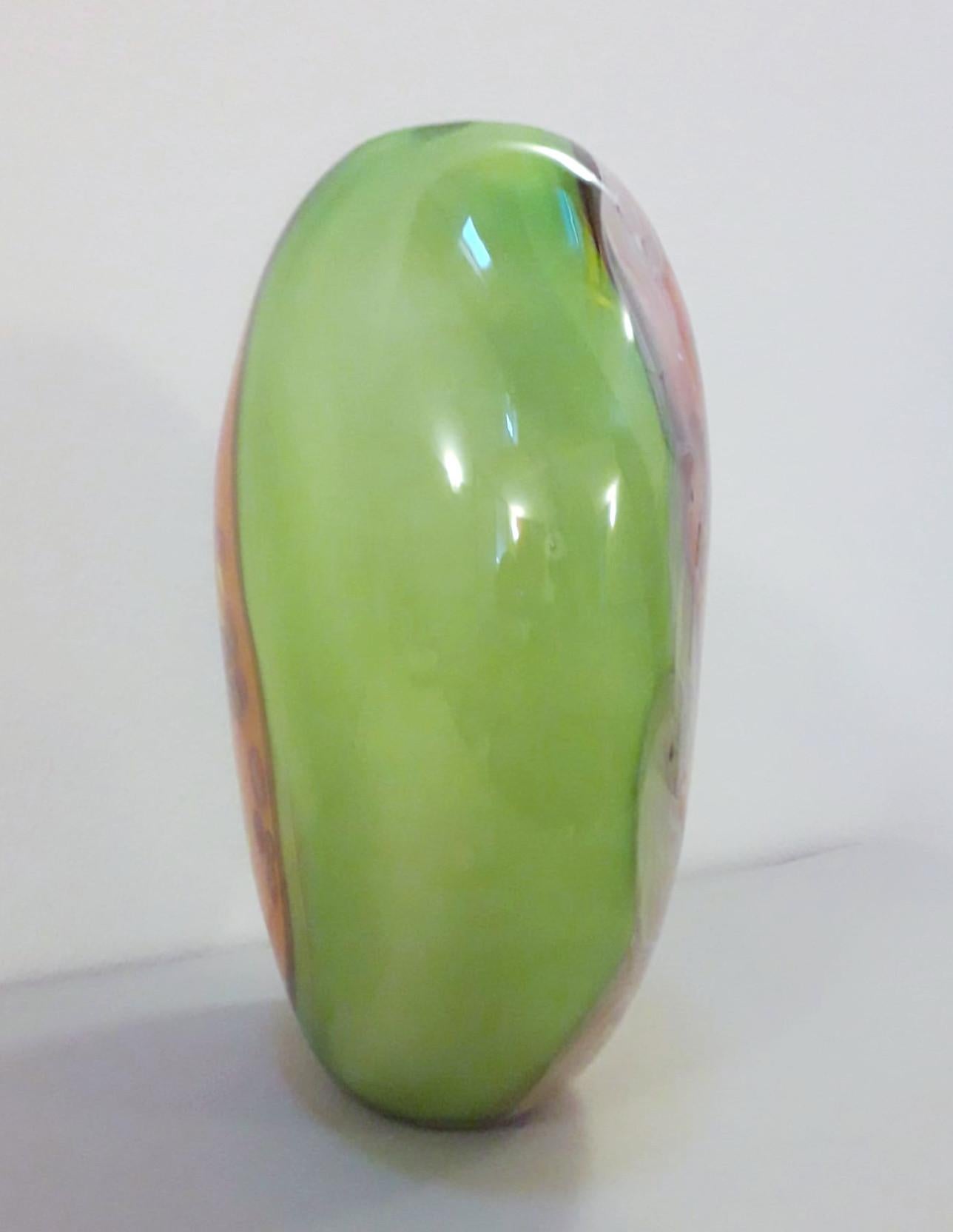 Vase aus Murano Muranoglas von Effe Due (Geblasenes Glas) im Angebot