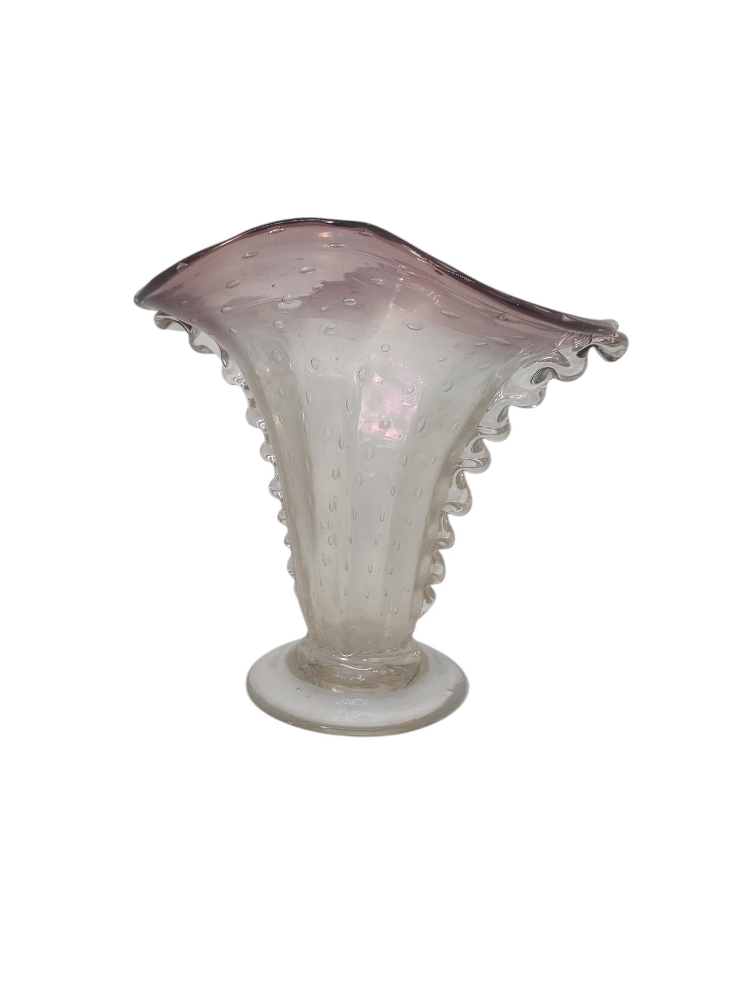 Vaso di Murano - Ercole Barovier per Barovier&Toso In condizioni buone in vendita a Ciudad Autónoma Buenos Aires, AR
