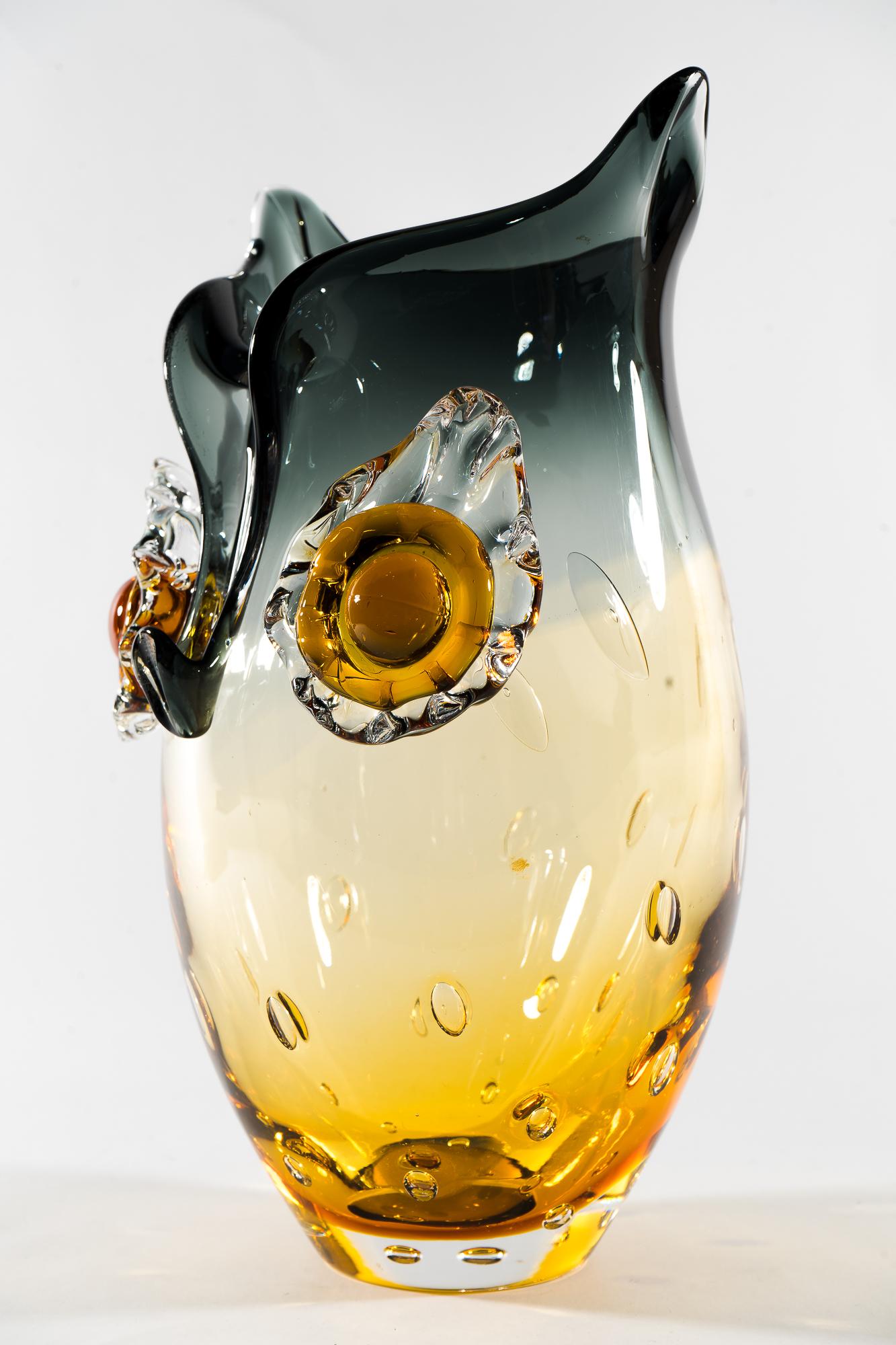Vase en Murano en forme de hibou:: Italie:: vers les années 1960 9
